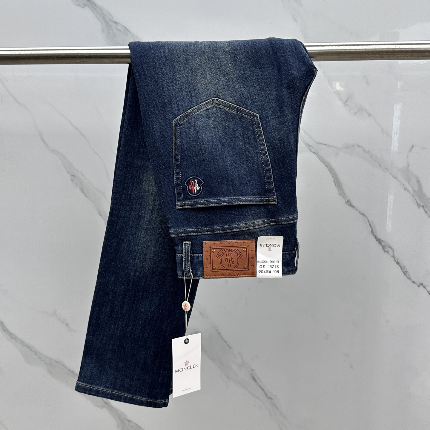 🆕Mon*蒙口 🔥高端定制、2025早秋最新款牛仔裤 柜台同步发售 原版定制复刻 客供五金辅料 原单品质