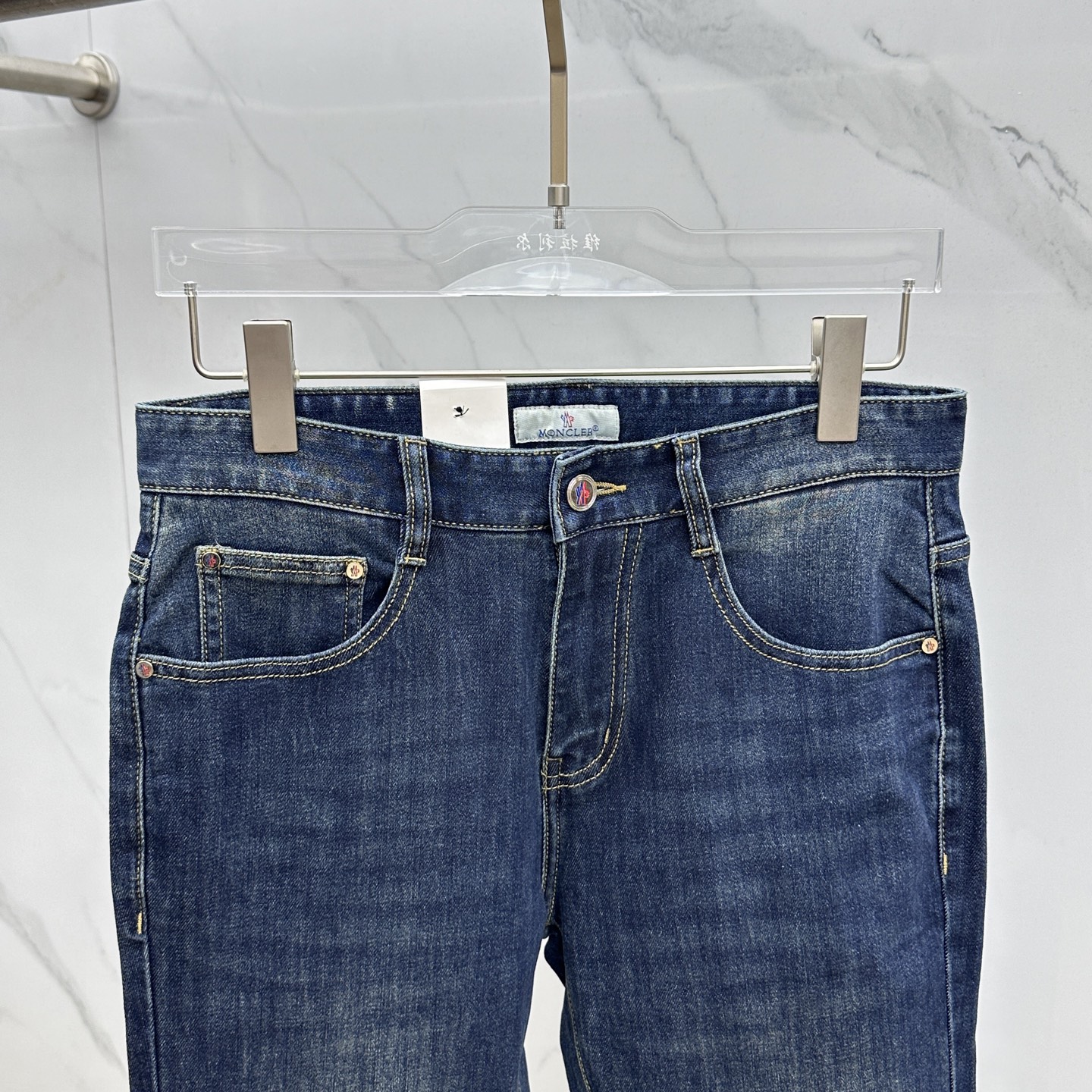🆕Mon*蒙口 🔥高端定制、2025早秋最新款牛仔裤 柜台同步发售 原版定制复刻 客供五金辅料 原单品质