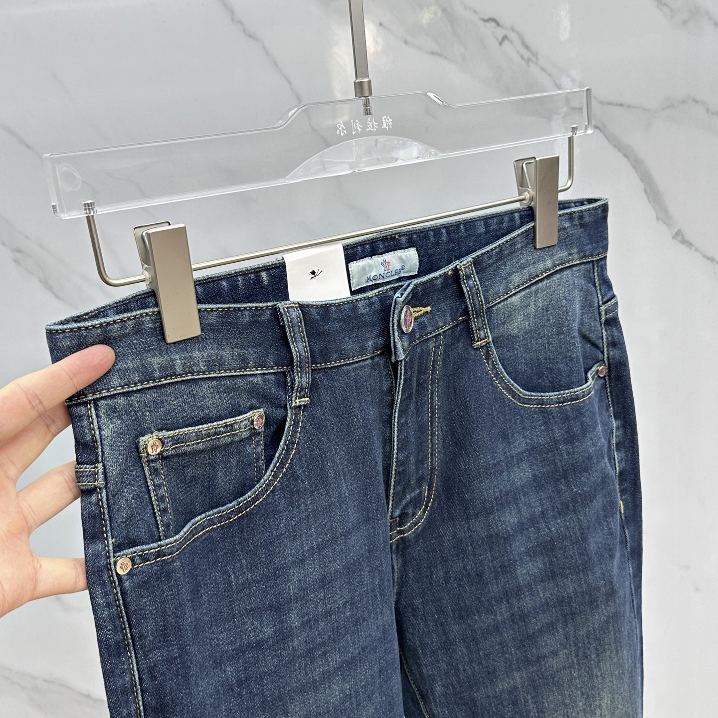 🆕Mon*蒙口 🔥高端定制、2025早秋最新款牛仔裤 柜台同步发售 原版定制复刻 客供五金辅料 原单品质