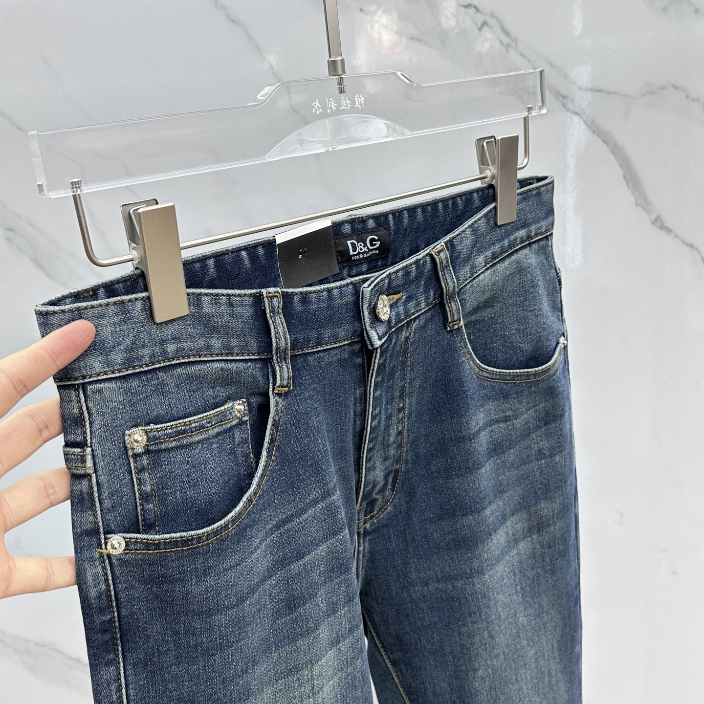 🆕DG*杜嘉班纳 🔥高端定制、2025早秋最新款牛仔裤 柜台同步发售 原版定制复刻 客供五金辅料 原单品