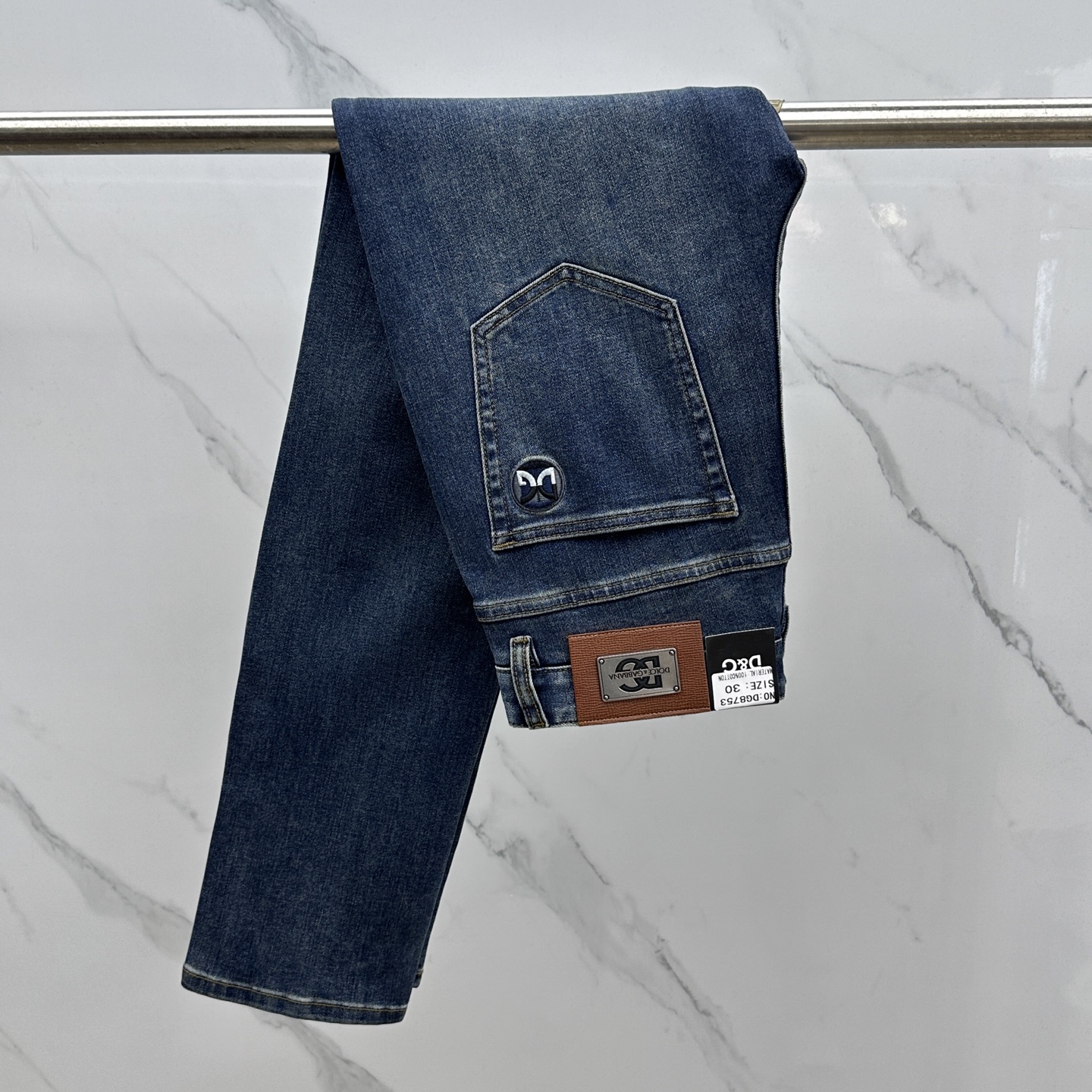 🆕DG*杜嘉班纳 🔥高端定制、2025早秋最新款牛仔裤 柜台同步发售 原版定制复刻 客供五金辅料 原单品