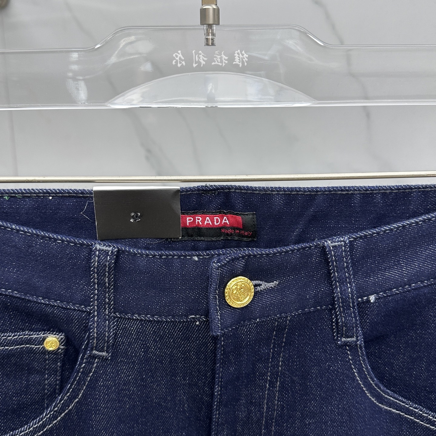 🆕Prad*普拉达 🔥高端定制、2025早秋最新款牛仔裤 柜台同步发售 原版定制复刻 客供五金辅料 原单