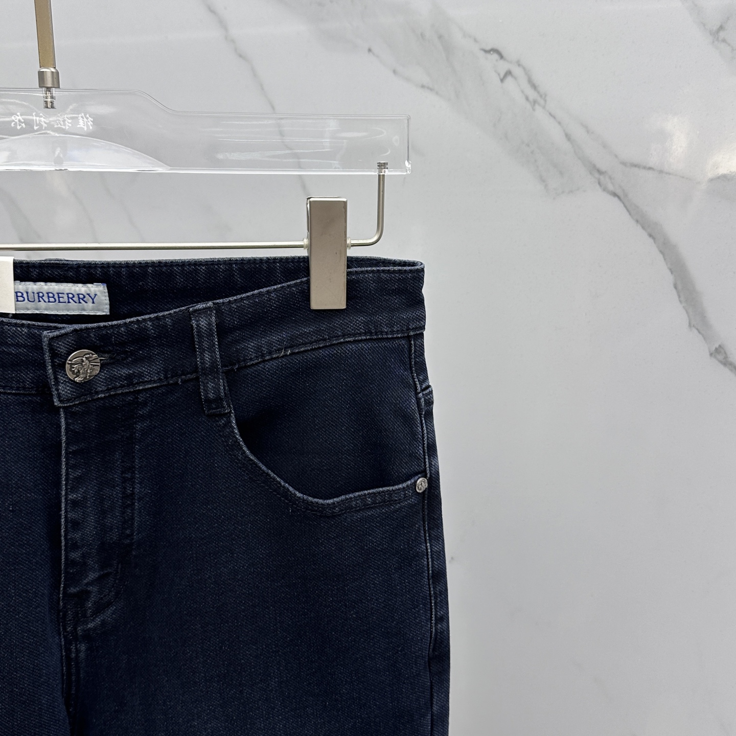 🆕Burberr*巴宝莉 🔥高端定制、2025早秋最新款牛仔裤 柜台同步发售 原版定制复刻 客供五金辅料
