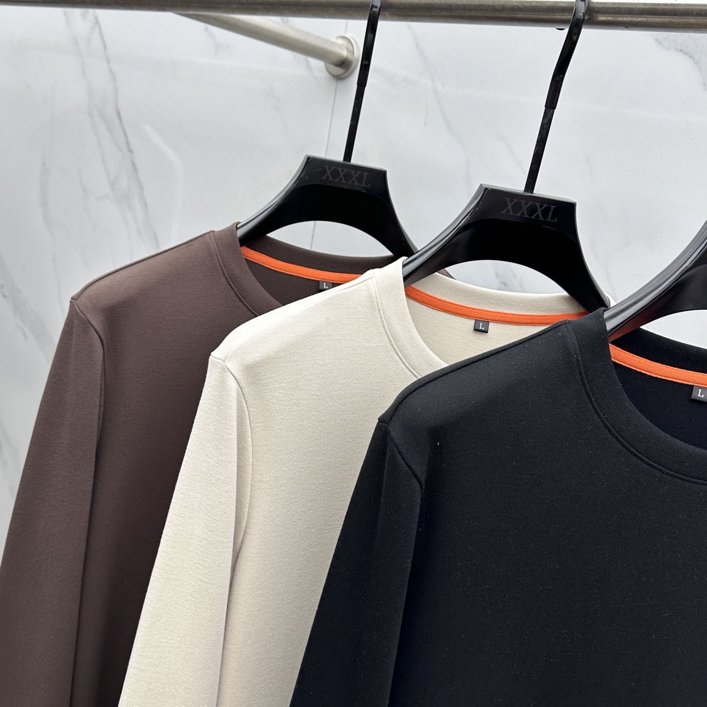 Men's Hermes Long Sleeve Crew Neck T-Shirt with Logo, Casual Comfort 3 i1753203857977 6137 0 2