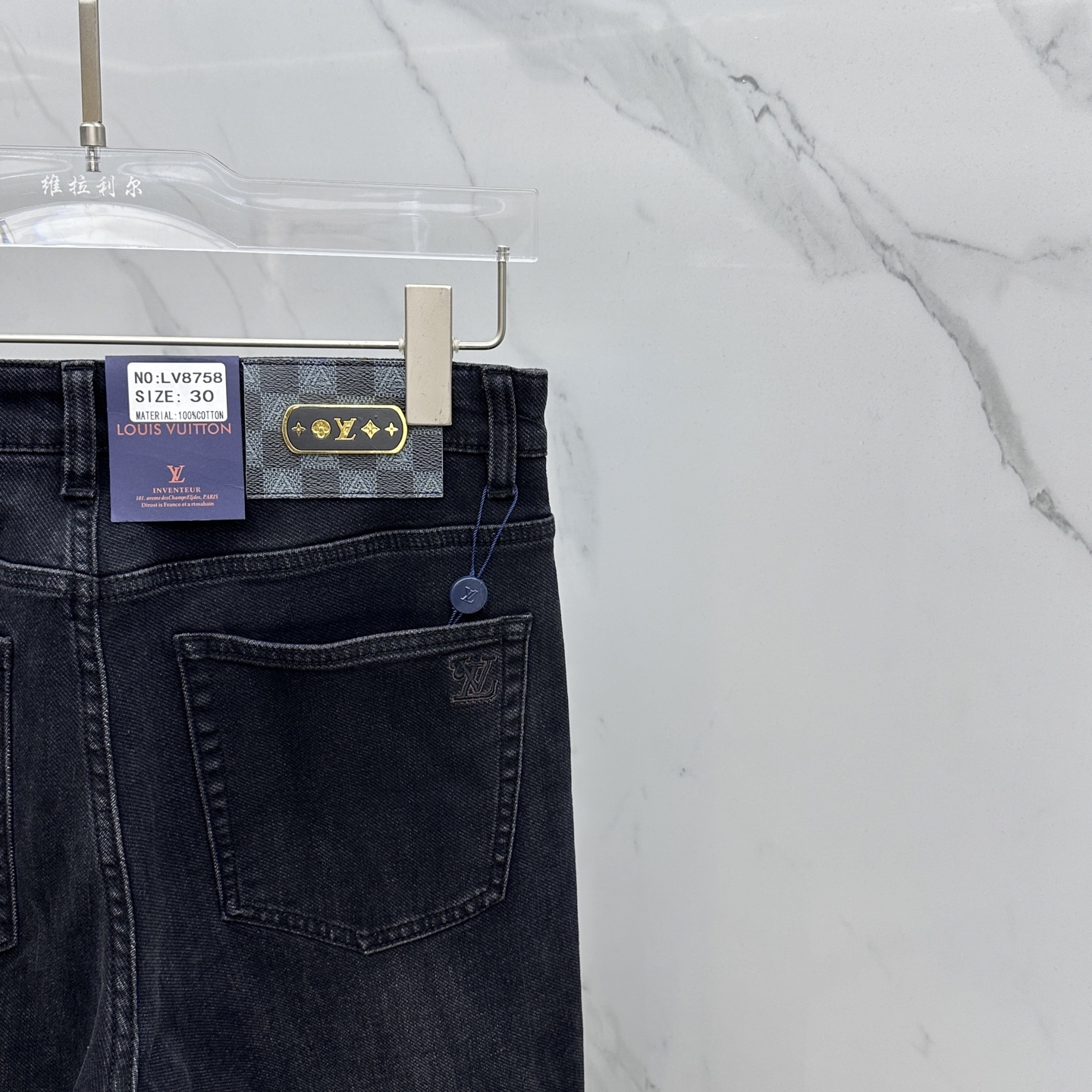 🆕1V*路易威登 🔥高端定制、2025早秋最新款牛仔裤 柜台同步发售 原版定制复刻 客供五金辅料 原单品