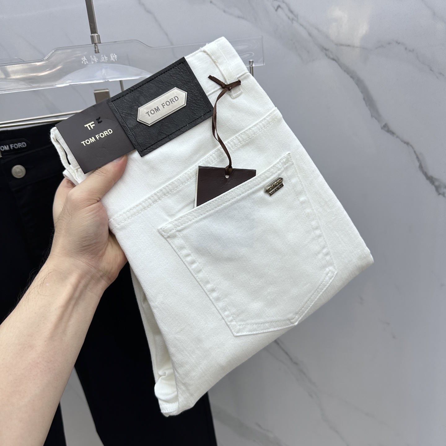 🆕TOM FORD🔥高端定制、2025早秋最新款牛仔裤 柜台同步发售 原版定制复刻 客供五金辅料 原单品