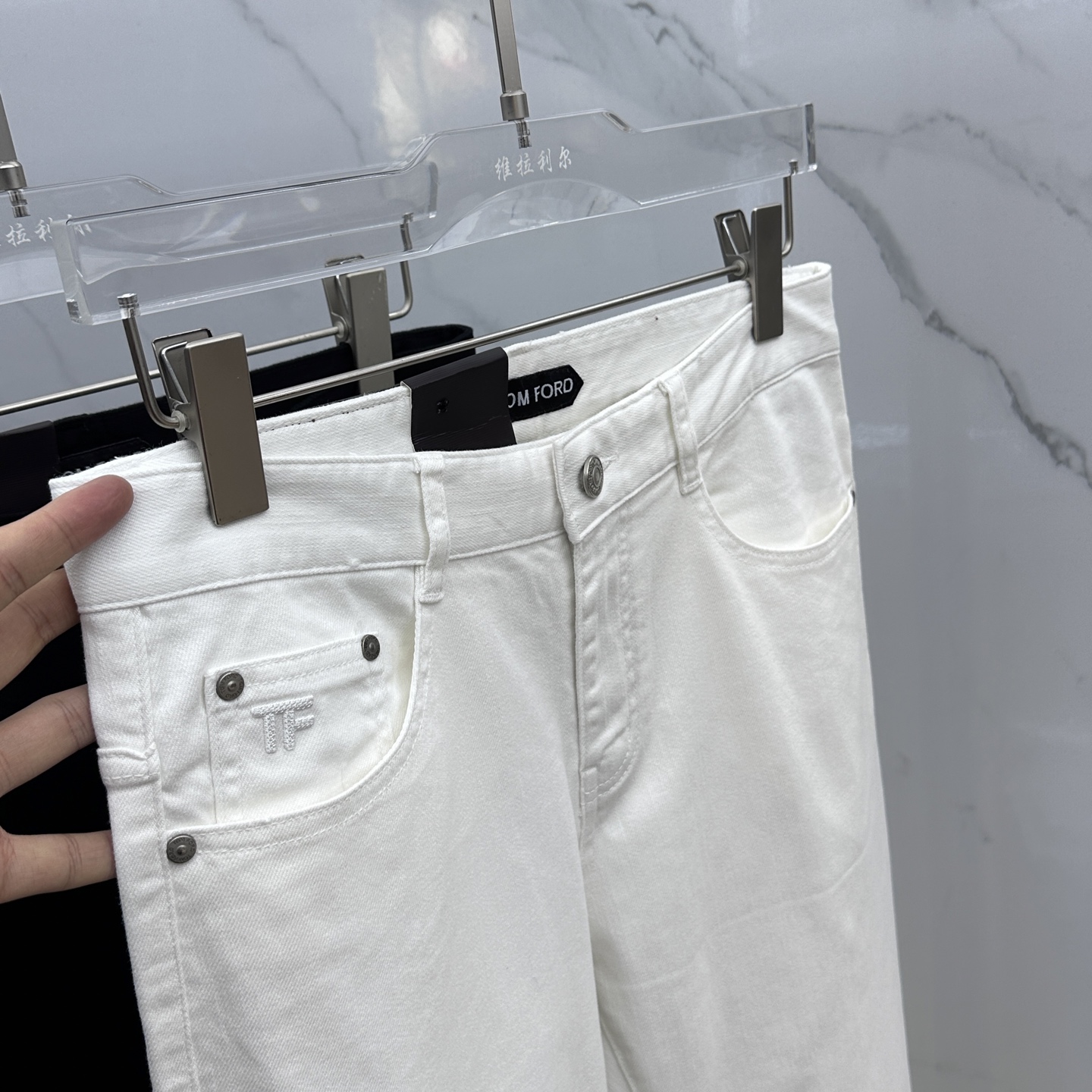 🆕TOM FORD🔥高端定制、2025早秋最新款牛仔裤 柜台同步发售 原版定制复刻 客供五金辅料 原单品