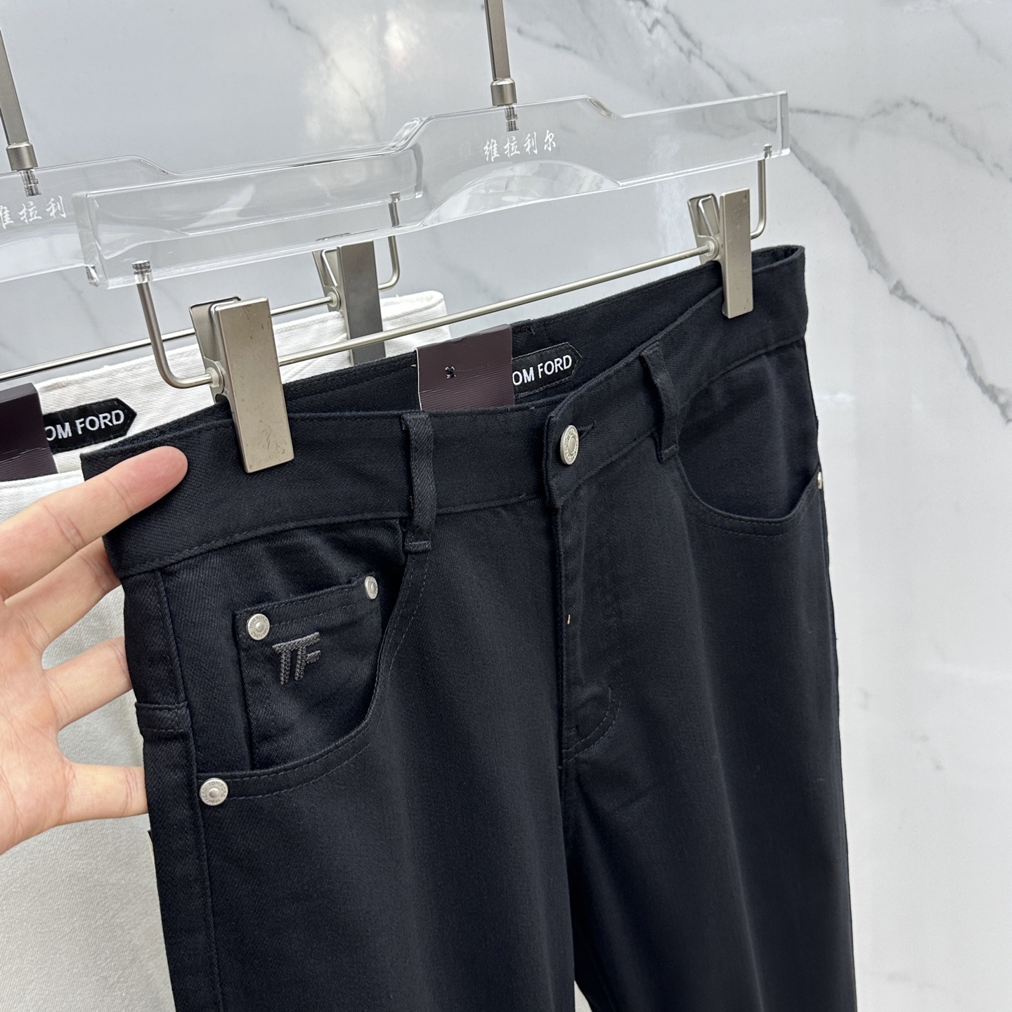 🆕TOM FORD🔥高端定制、2025早秋最新款牛仔裤 柜台同步发售 原版定制复刻 客供五金辅料 原单品