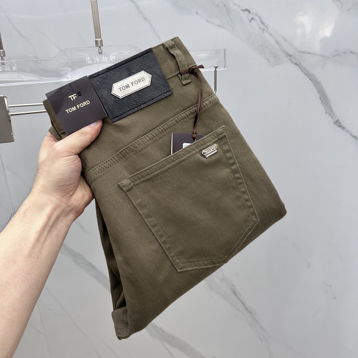 🆕TOM FORD🔥高端定制、2025早秋最新款牛仔裤 柜台同步发售 原版定制复刻 客供五金辅料 原单品