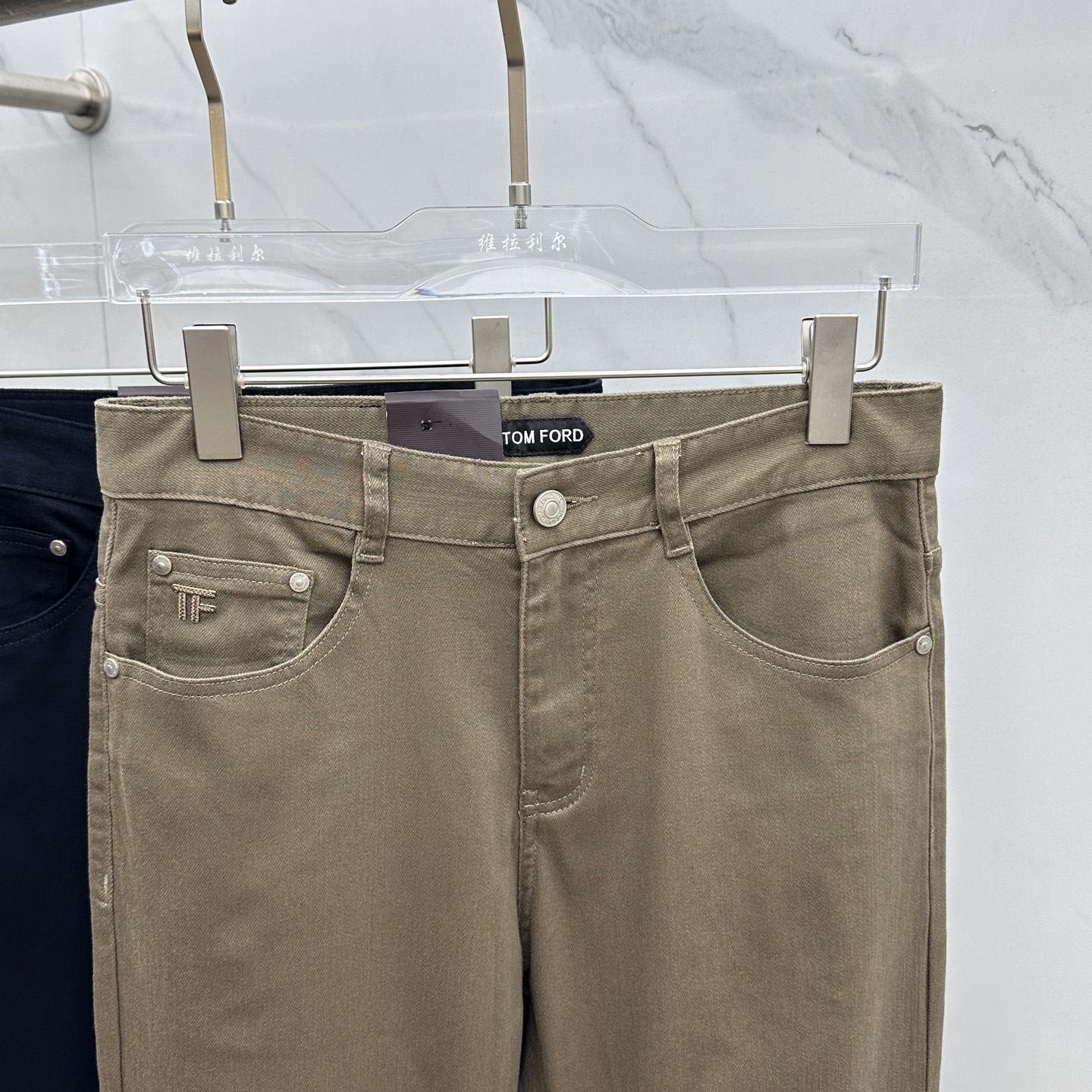 🆕TOM FORD🔥高端定制、2025早秋最新款牛仔裤 柜台同步发售 原版定制复刻 客供五金辅料 原单品