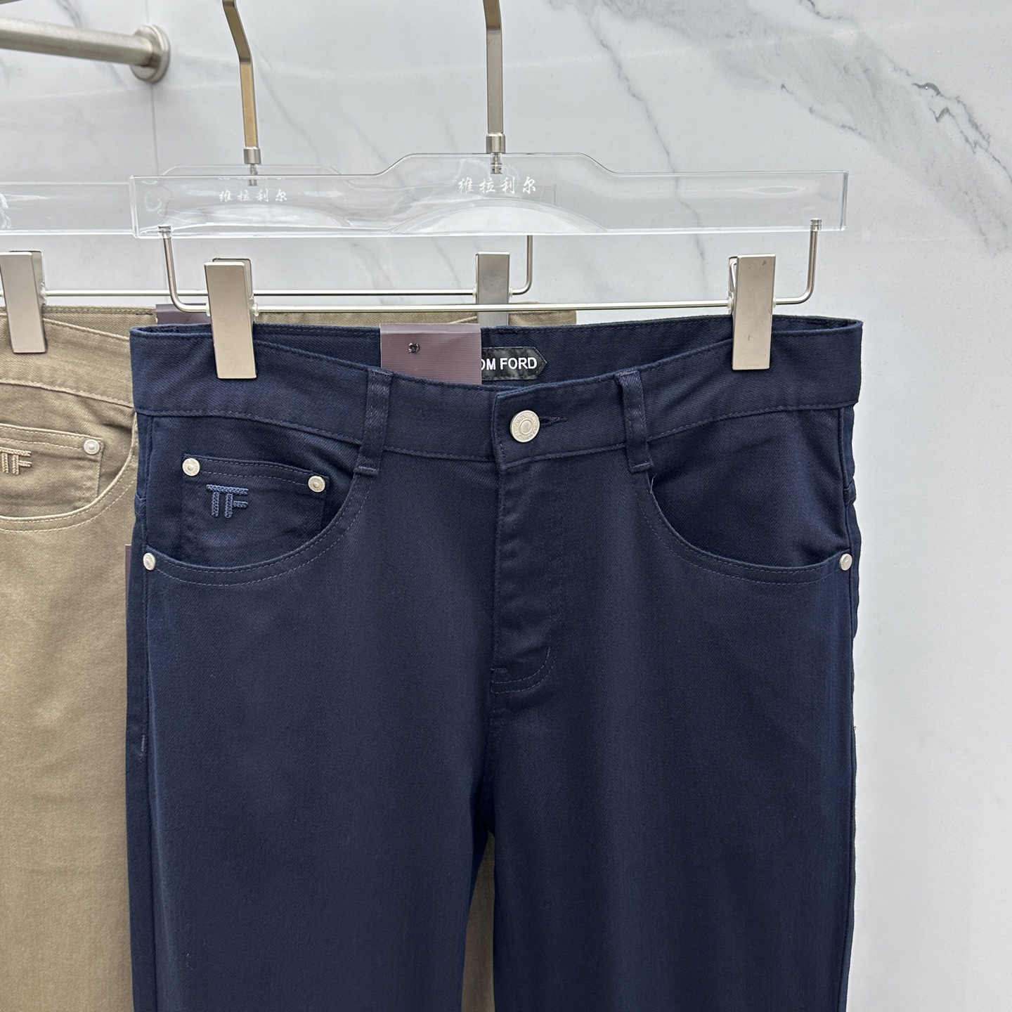 🆕TOM FORD🔥高端定制、2025早秋最新款牛仔裤 柜台同步发售 原版定制复刻 客供五金辅料 原单品