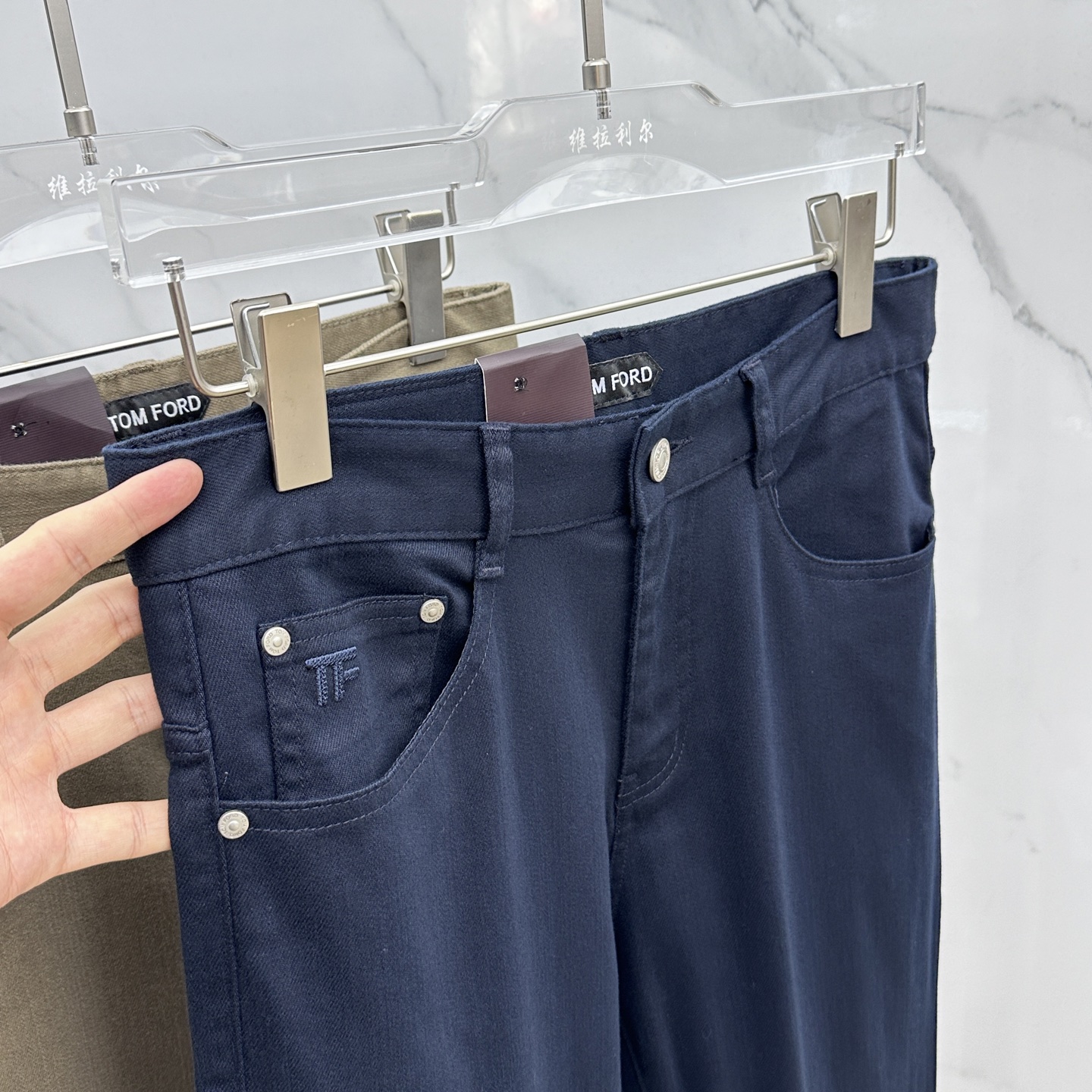 🆕TOM FORD🔥高端定制、2025早秋最新款牛仔裤 柜台同步发售 原版定制复刻 客供五金辅料 原单品