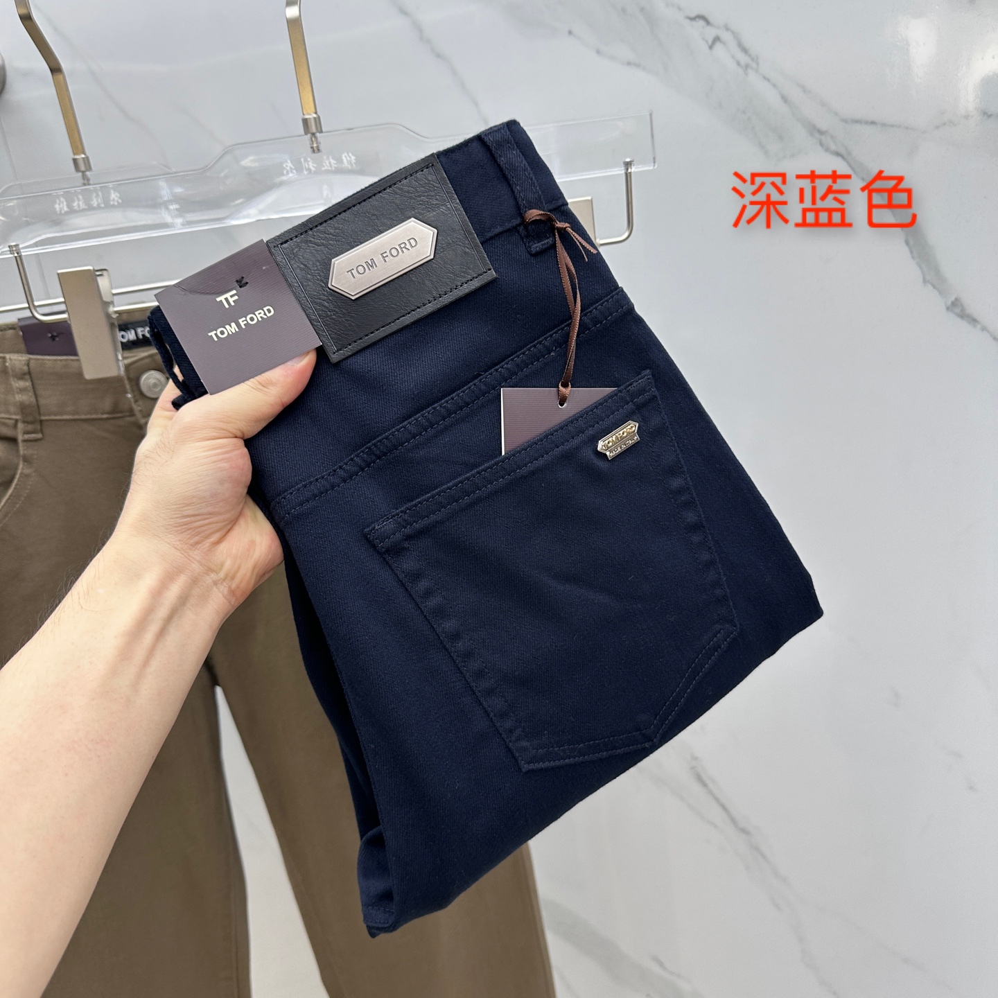 🆕TOM FORD🔥高端定制、2025早秋最新款牛仔裤 柜台同步发售 原版定制复刻 客供五金辅料 原单品