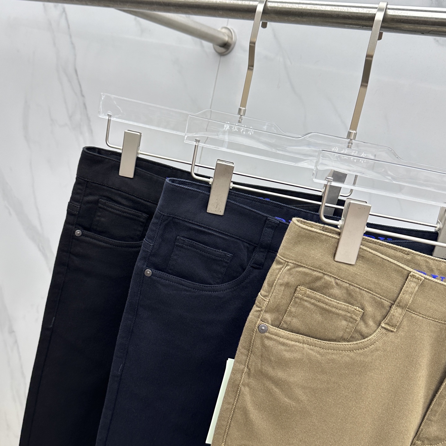 🆕BUR*巴宝莉 🔥高端定制、2025早秋最新款牛仔裤 柜台同步发售 原版定制复刻 客供五金辅料 原单品