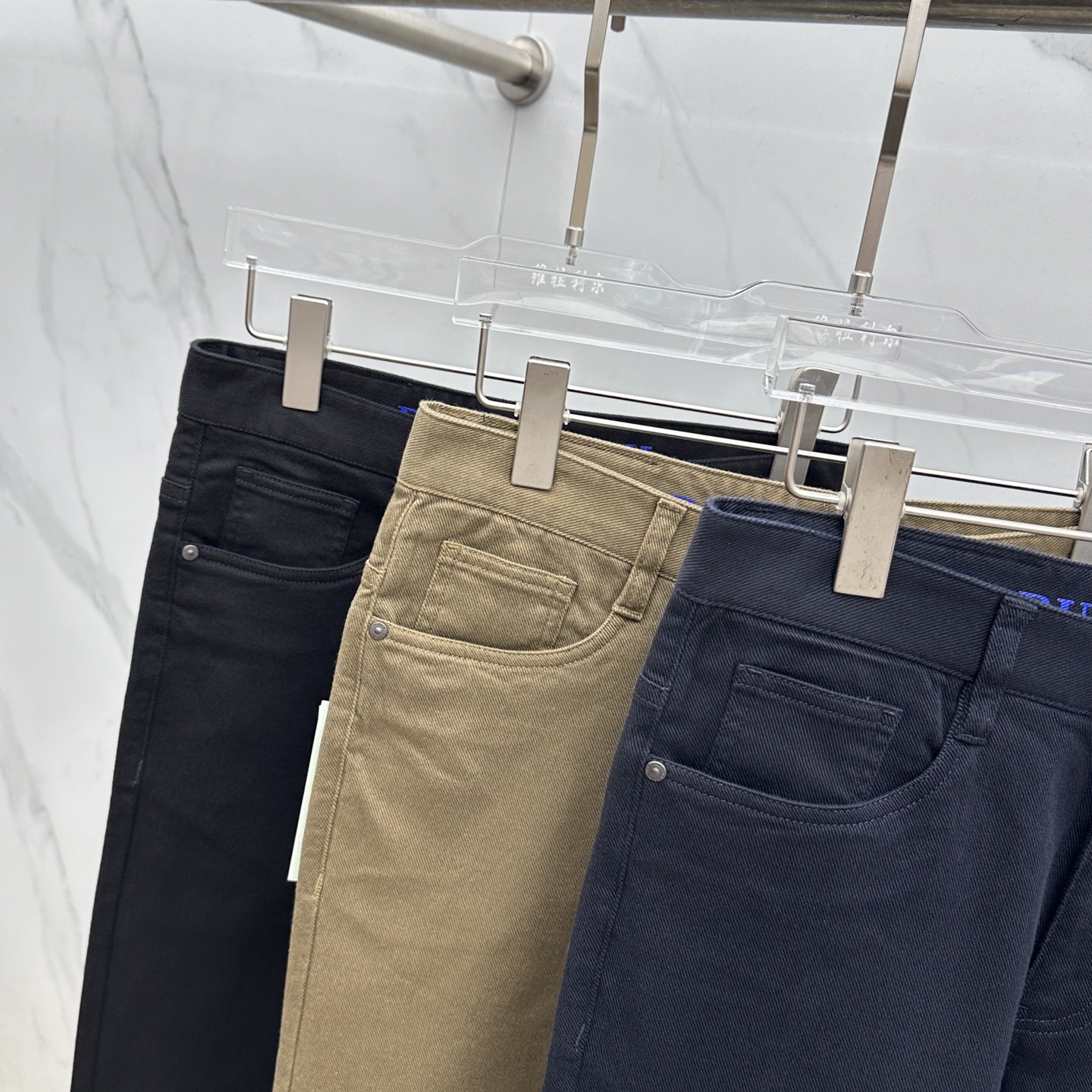 🆕BUR*巴宝莉 🔥高端定制、2025早秋最新款牛仔裤 柜台同步发售 原版定制复刻 客供五金辅料 原单品