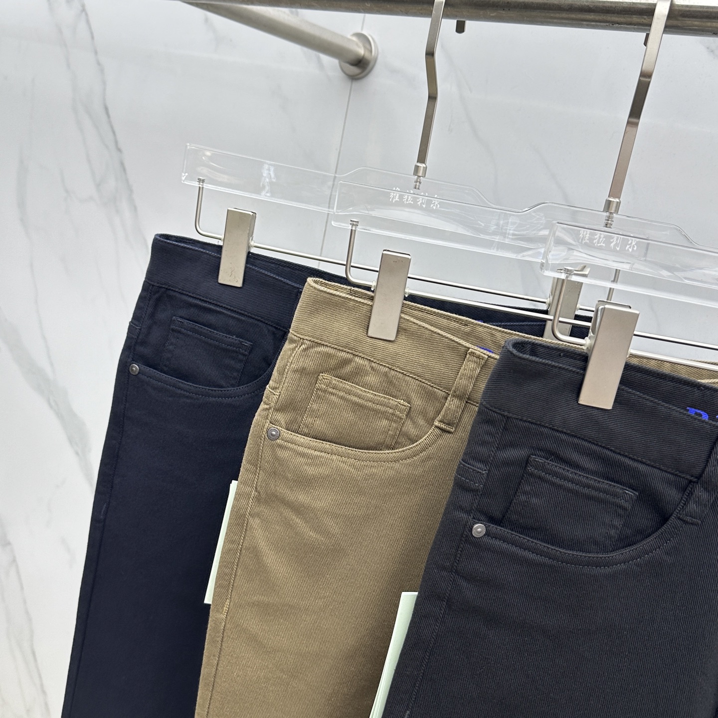 🆕BUR*巴宝莉 🔥高端定制、2025早秋最新款牛仔裤 柜台同步发售 原版定制复刻 客供五金辅料 原单品