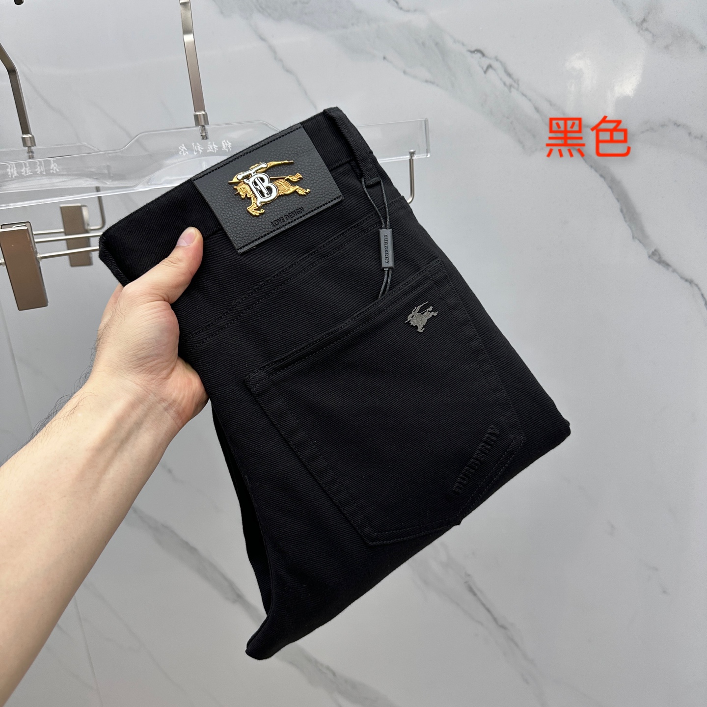 🆕BUR*巴宝莉 🔥高端定制、2025早秋最新款牛仔裤 柜台同步发售 原版定制复刻 客供五金辅料 原单品