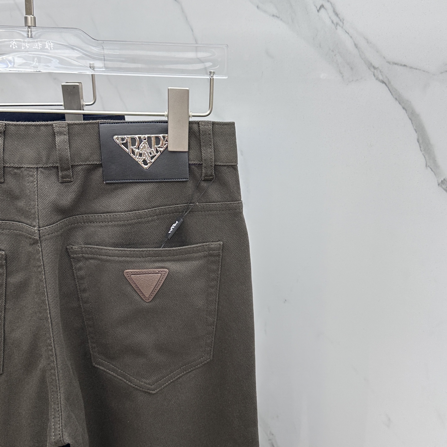 🆕Prad*普拉达 🔥高端定制、2025早秋最新款牛仔裤 柜台同步发售 原版定制复刻 客供五金辅料 原单