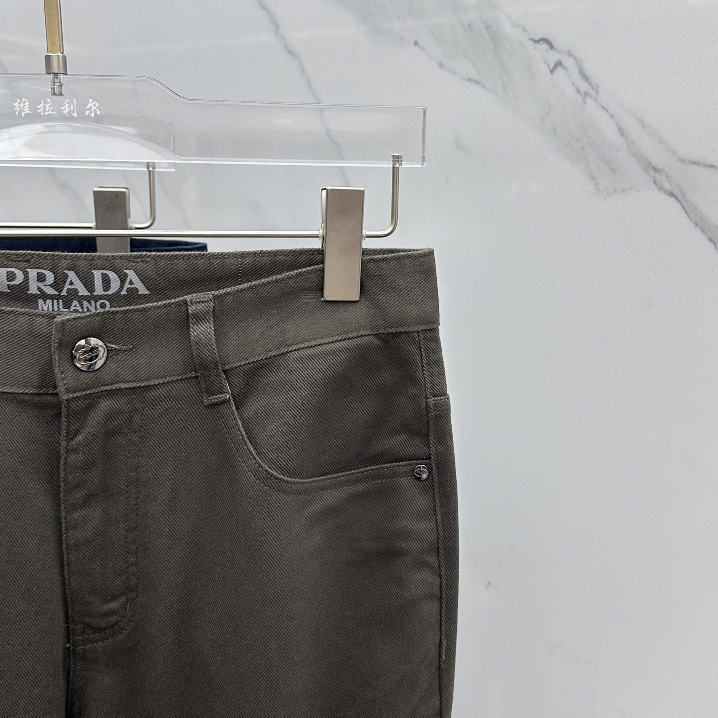 🆕Prad*普拉达 🔥高端定制、2025早秋最新款牛仔裤 柜台同步发售 原版定制复刻 客供五金辅料 原单