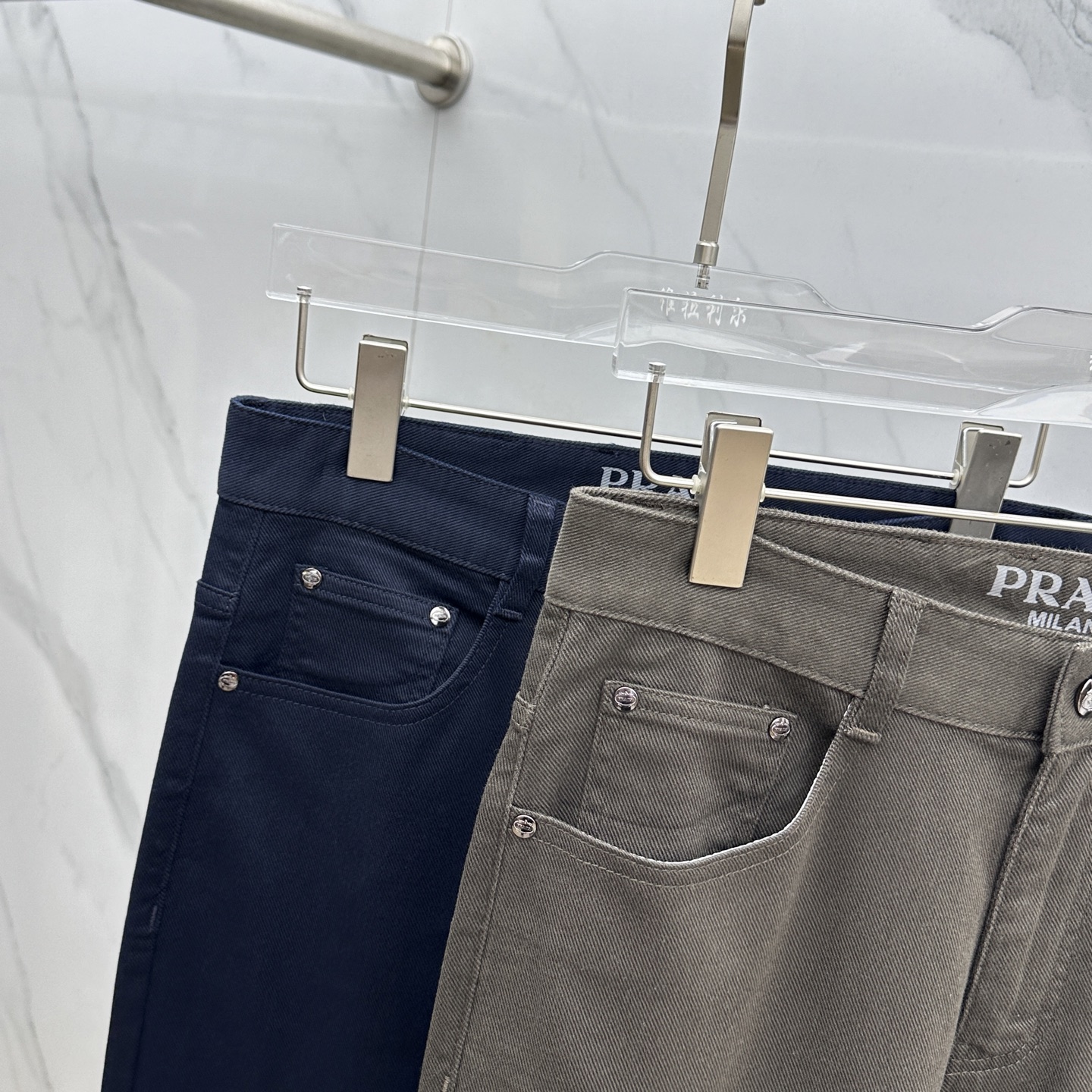 🆕Prad*普拉达 🔥高端定制、2025早秋最新款牛仔裤 柜台同步发售 原版定制复刻 客供五金辅料 原单