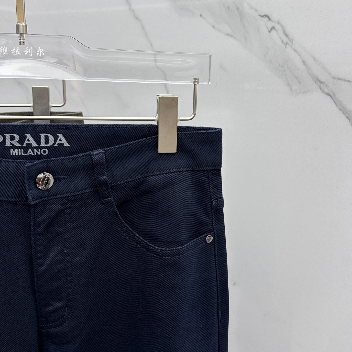🆕Prad*普拉达 🔥高端定制、2025早秋最新款牛仔裤 柜台同步发售 原版定制复刻 客供五金辅料 原单