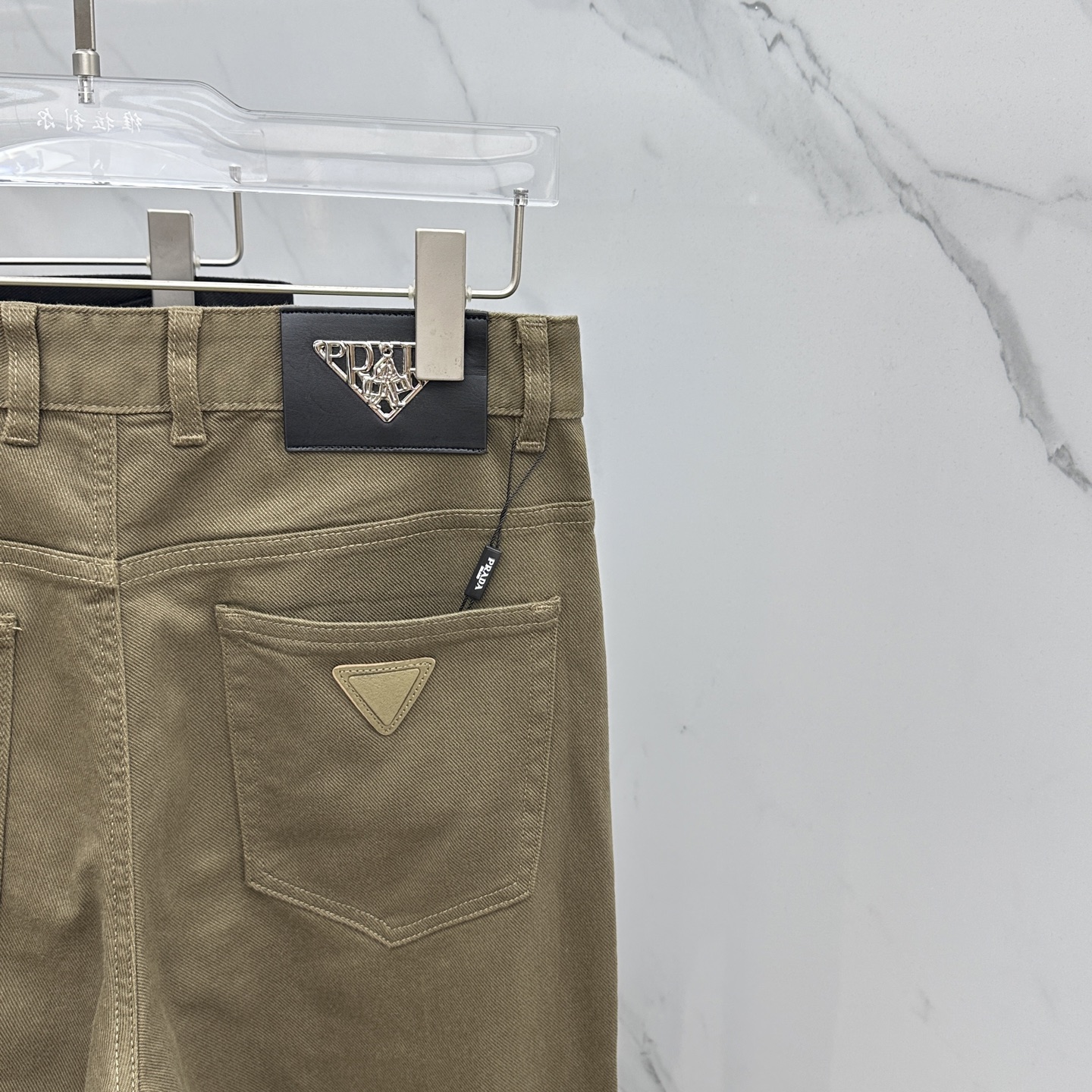 🆕Prad*普拉达 🔥高端定制、2025早秋最新款牛仔裤 柜台同步发售 原版定制复刻 客供五金辅料 原单