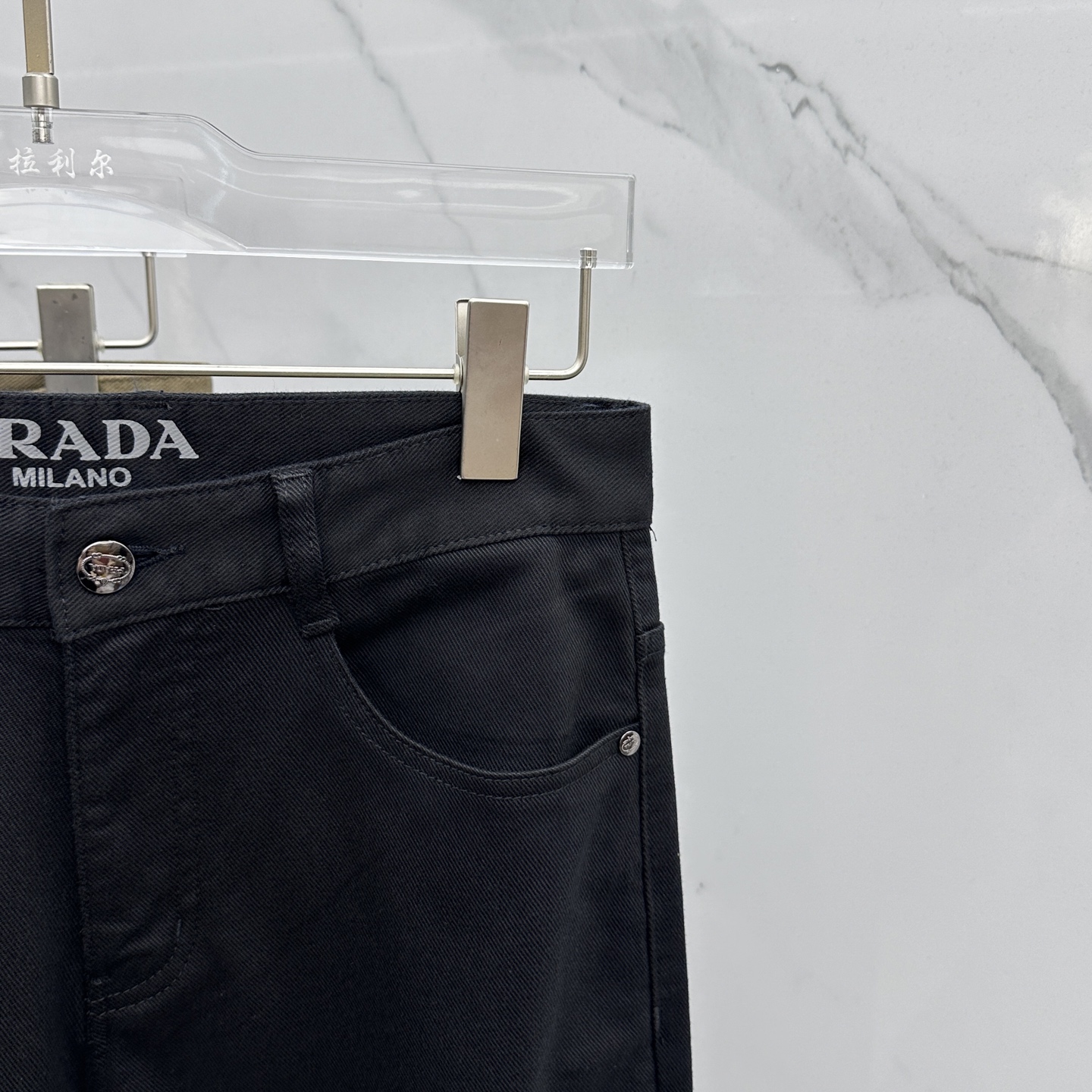 🆕Prad*普拉达 🔥高端定制、2025早秋最新款牛仔裤 柜台同步发售 原版定制复刻 客供五金辅料 原单