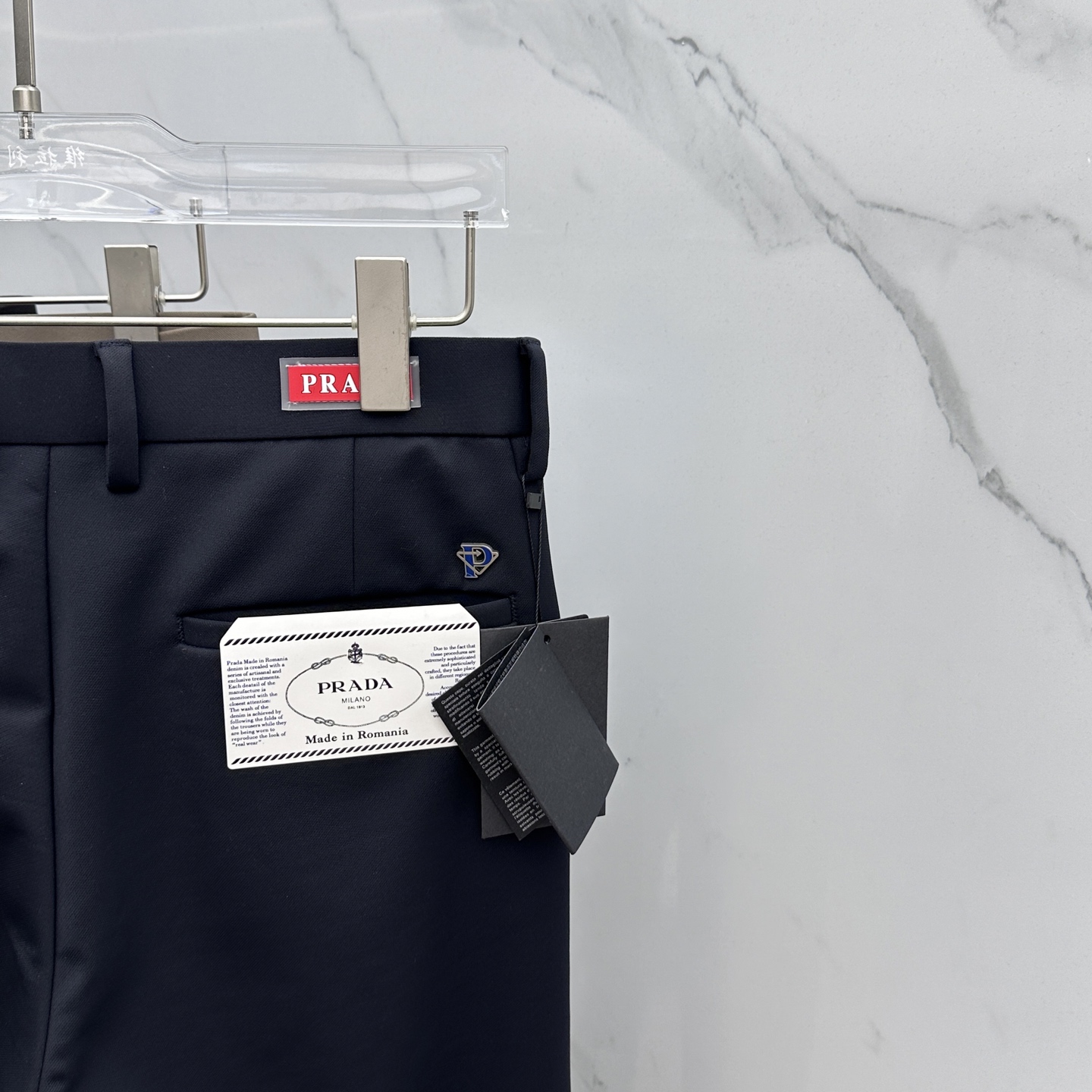 🆕Prad*普拉达 2025早秋新品休闲裤西裤，官网同步发售，裤身工艺设计，进口客供辅料、面料定制，代工