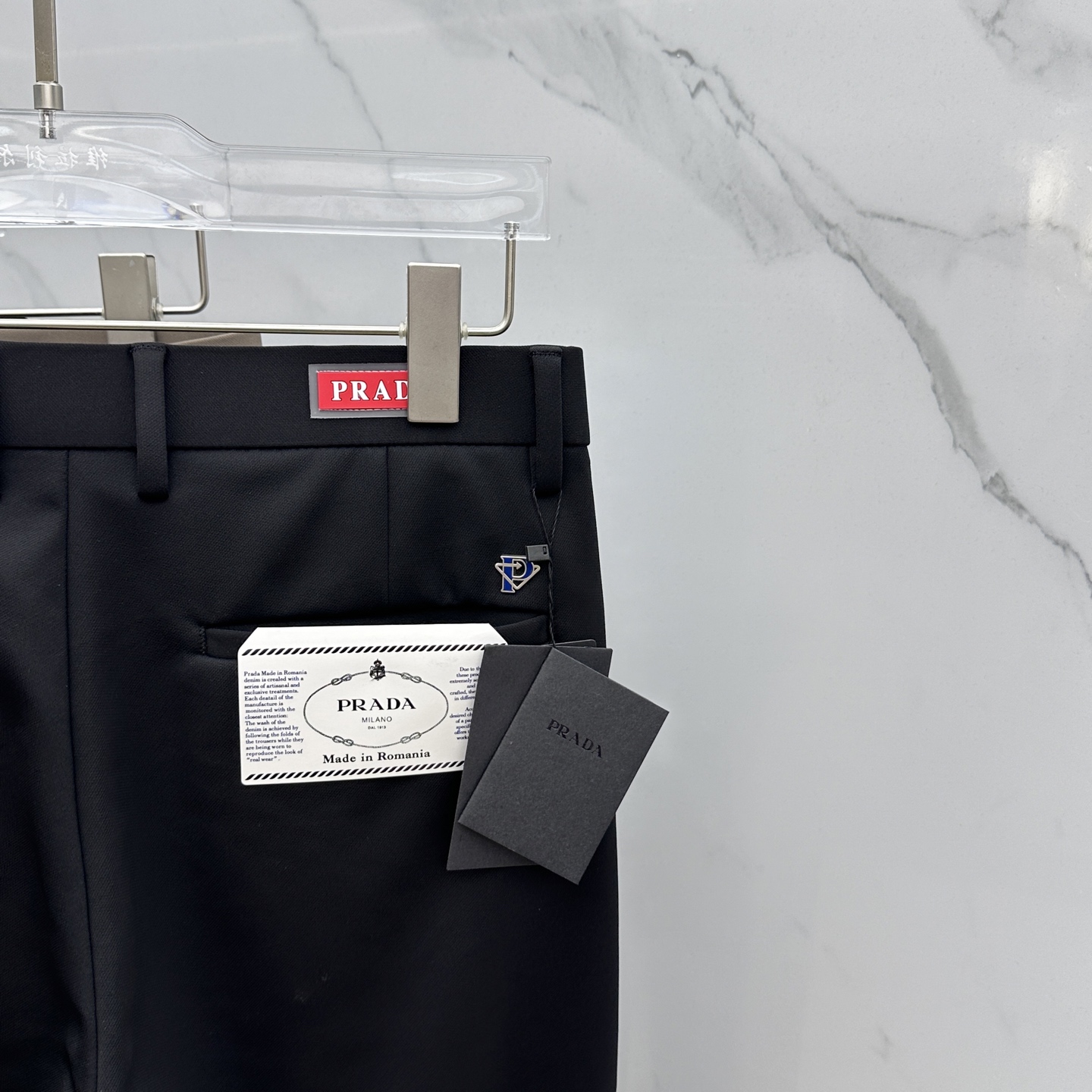 🆕Prad*普拉达 2025早秋新品休闲裤西裤，官网同步发售，裤身工艺设计，进口客供辅料、面料定制，代工