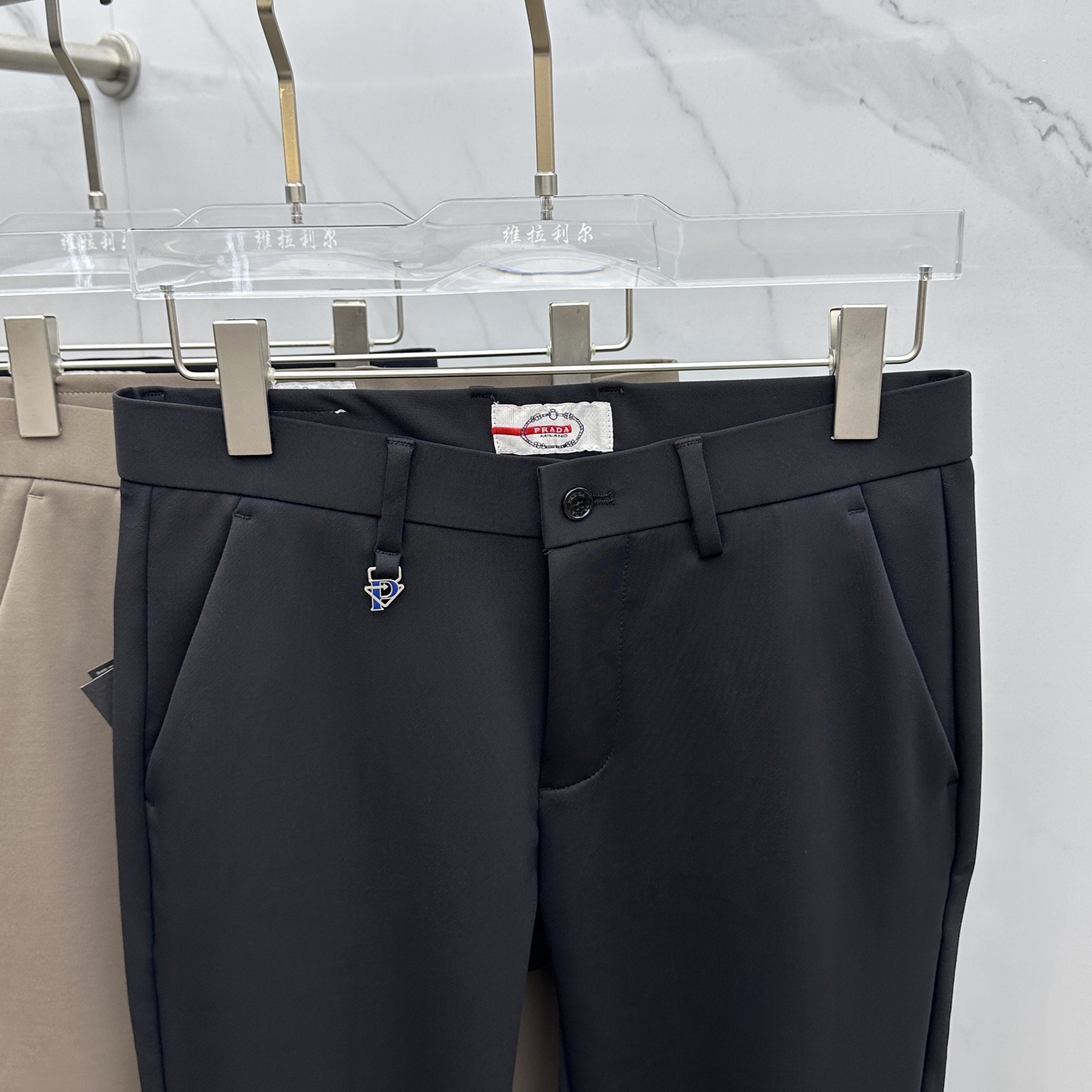 🆕Prad*普拉达 2025早秋新品休闲裤西裤，官网同步发售，裤身工艺设计，进口客供辅料、面料定制，代工