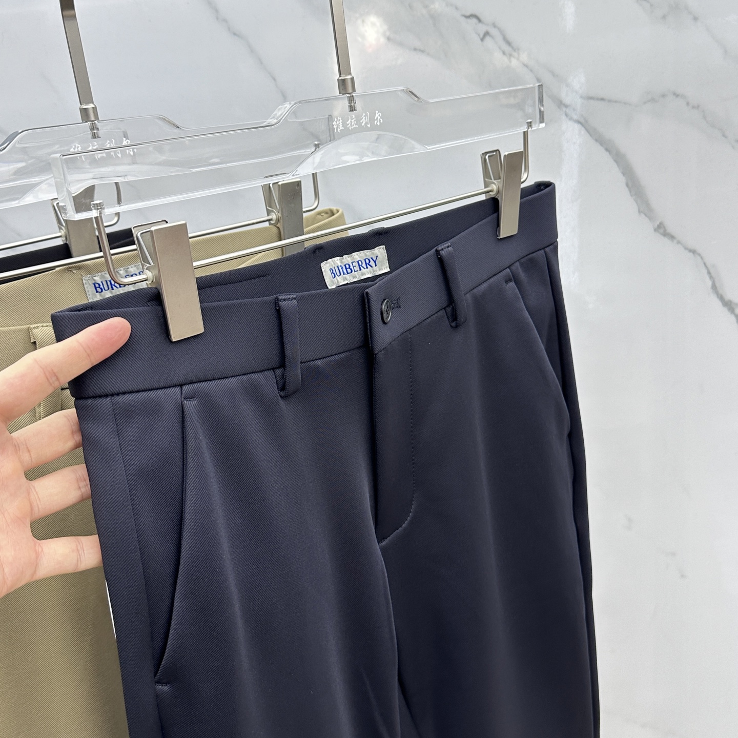 🆕Burberry*巴宝莉 2025早秋新品休闲裤西裤，官网同步发售，裤身工艺设计，进口客供辅料、面料定