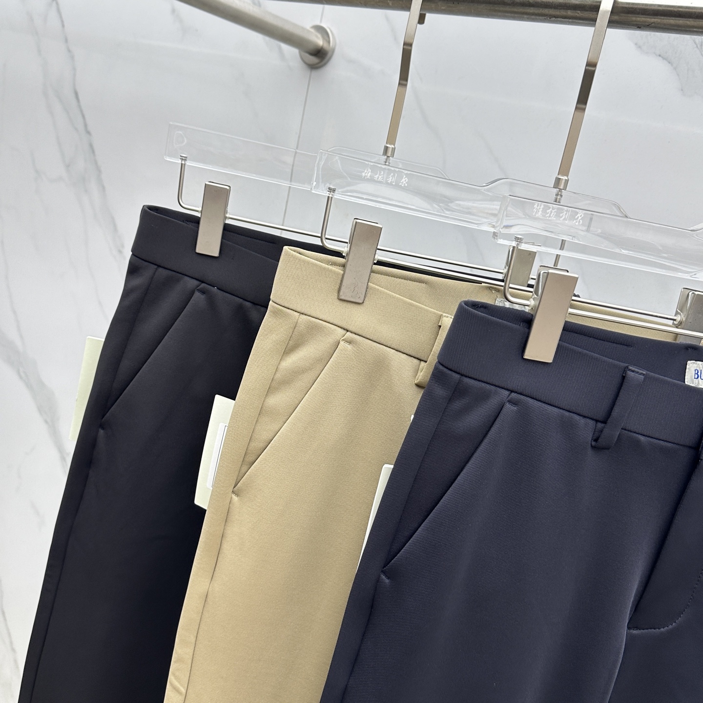 🆕Burberry*巴宝莉 2025早秋新品休闲裤西裤，官网同步发售，裤身工艺设计，进口客供辅料、面料定