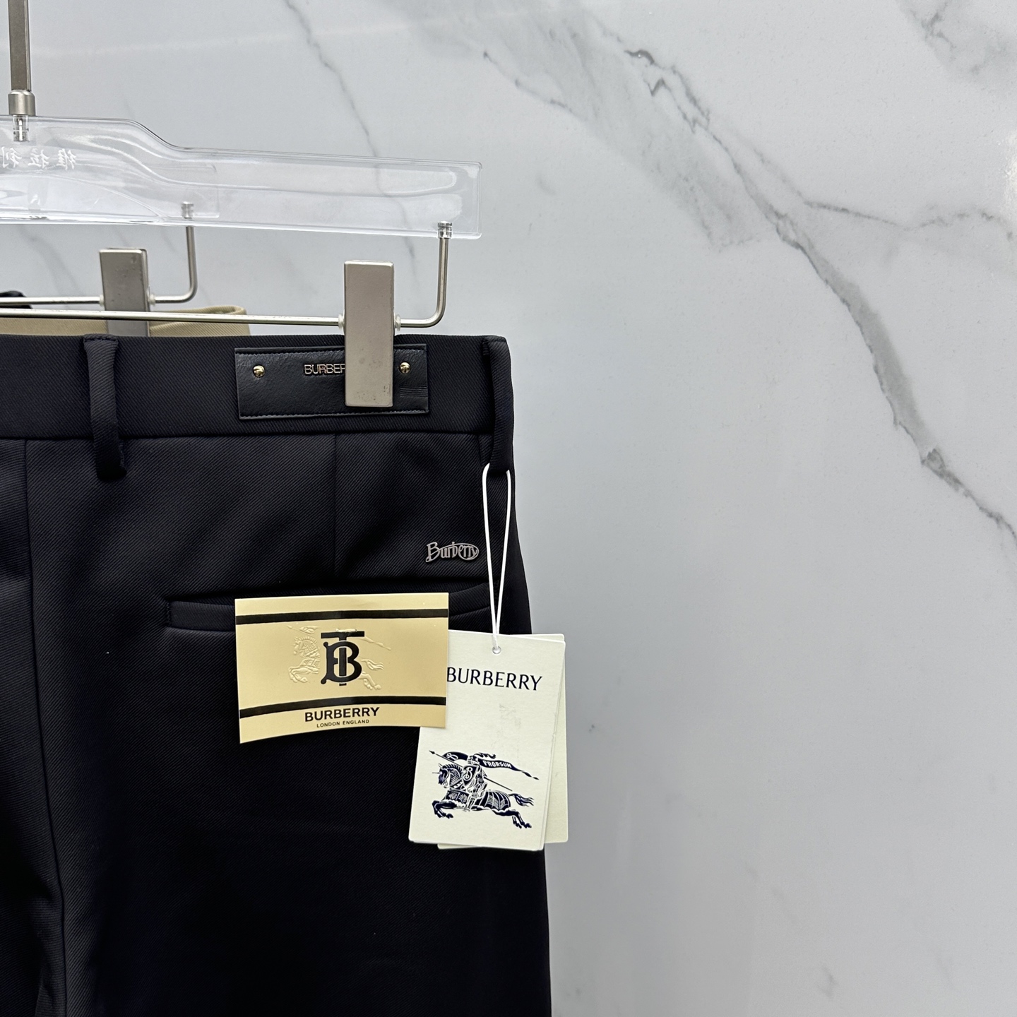 🆕Burberry*巴宝莉 2025早秋新品休闲裤西裤，官网同步发售，裤身工艺设计，进口客供辅料、面料定