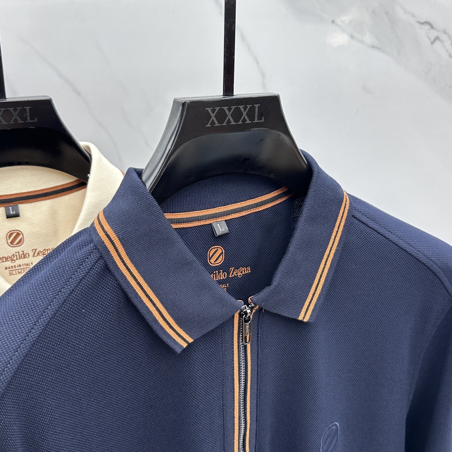 🆕ZEGNA*杰尼亚 2025秋冬新款男士标识短袖Polo衫，延续经典商务休闲翻领POLO恤.该款Pol