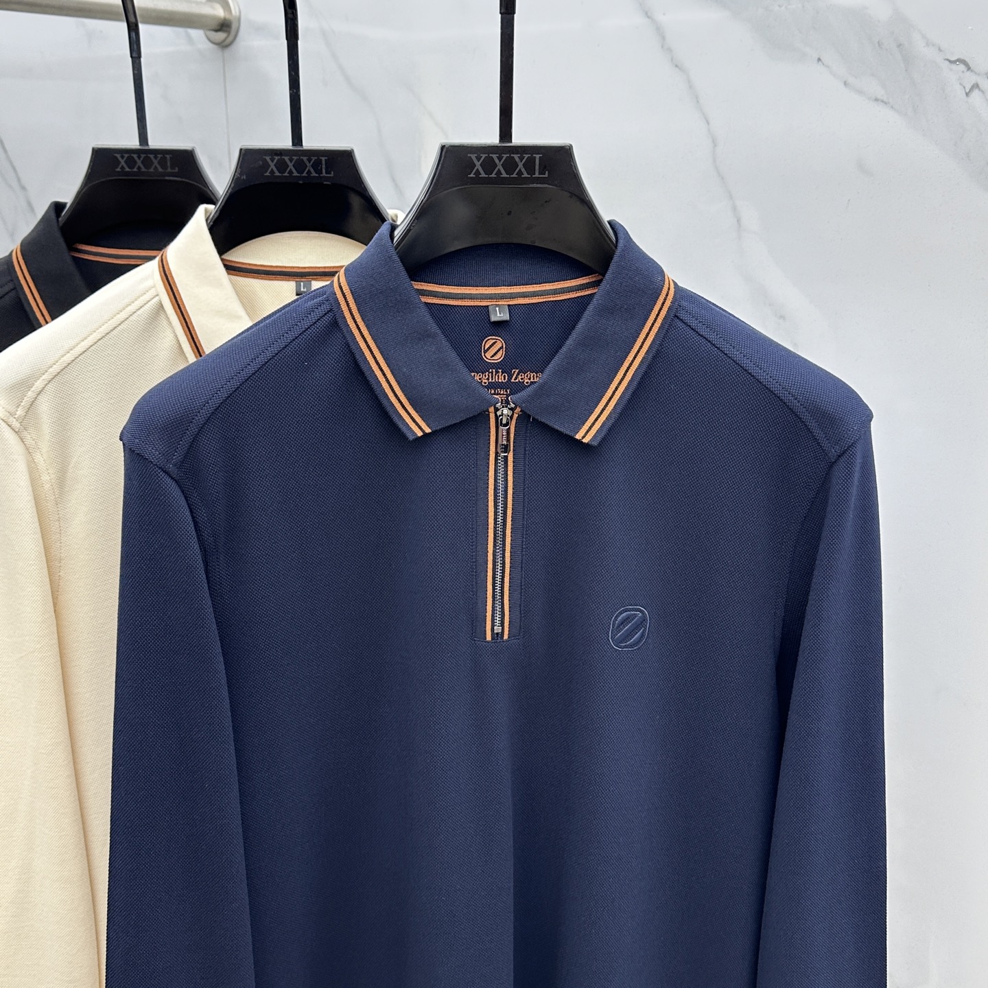 🆕ZEGNA*杰尼亚 2025秋冬新款男士标识短袖Polo衫，延续经典商务休闲翻领POLO恤.该款Pol