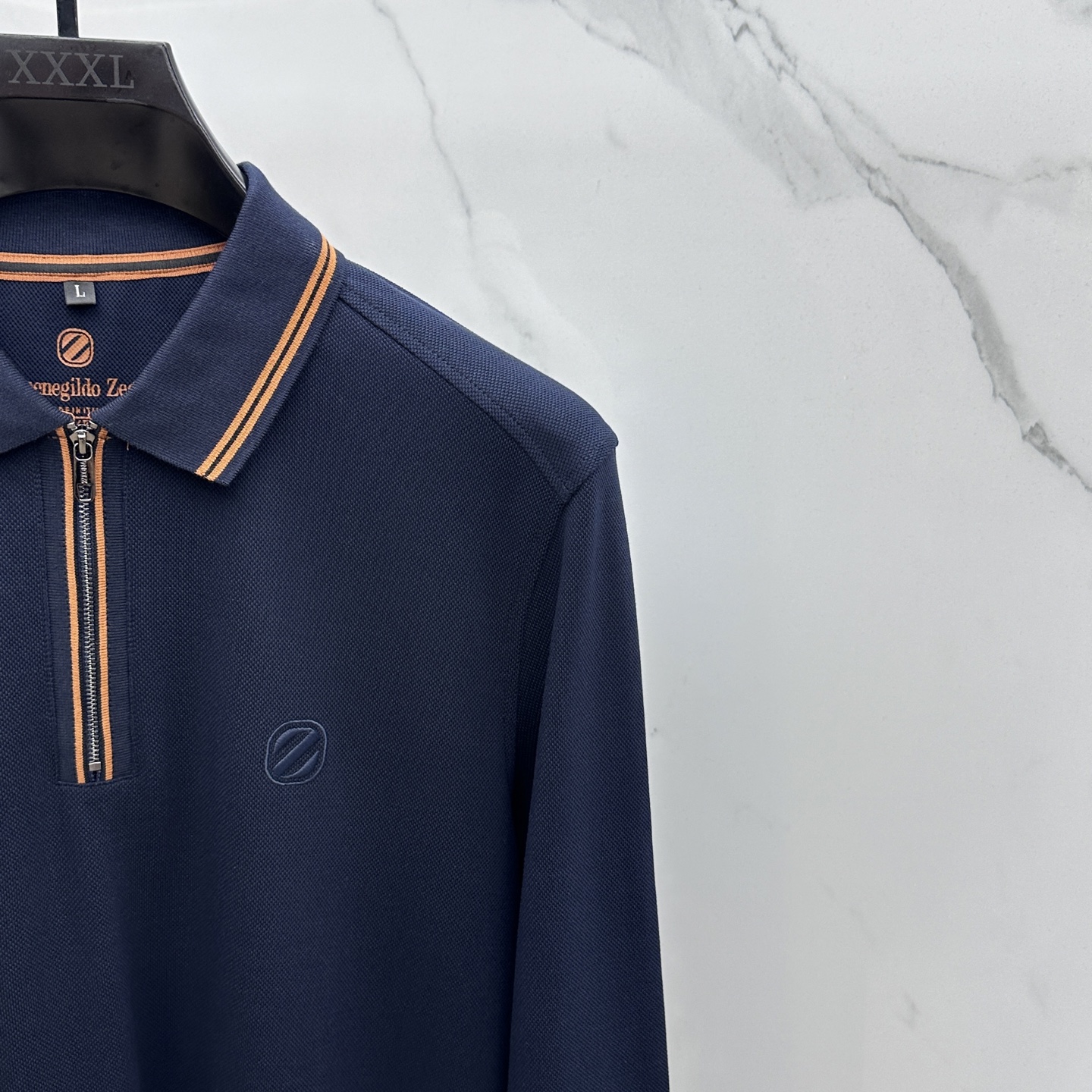 🆕ZEGNA*杰尼亚 2025秋冬新款男士标识短袖Polo衫，延续经典商务休闲翻领POLO恤.该款Pol