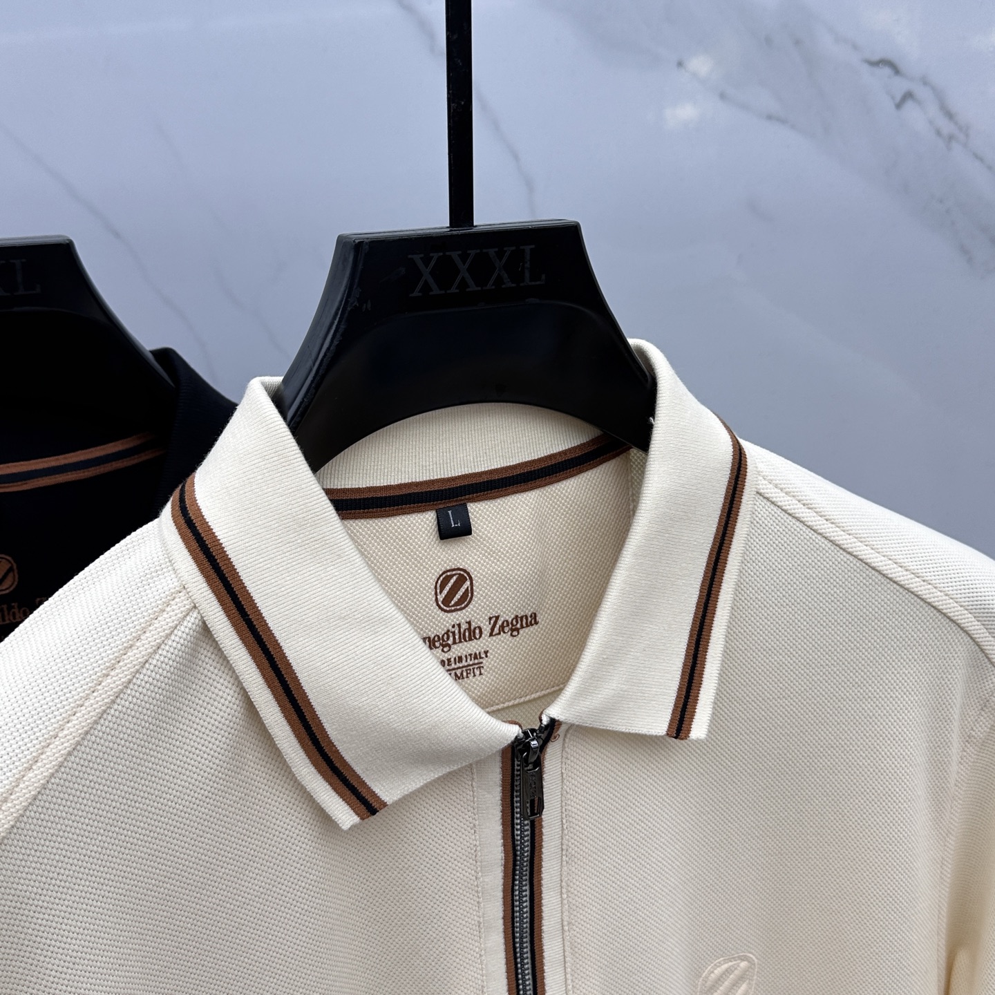 🆕ZEGNA*杰尼亚 2025秋冬新款男士标识短袖Polo衫，延续经典商务休闲翻领POLO恤.该款Pol