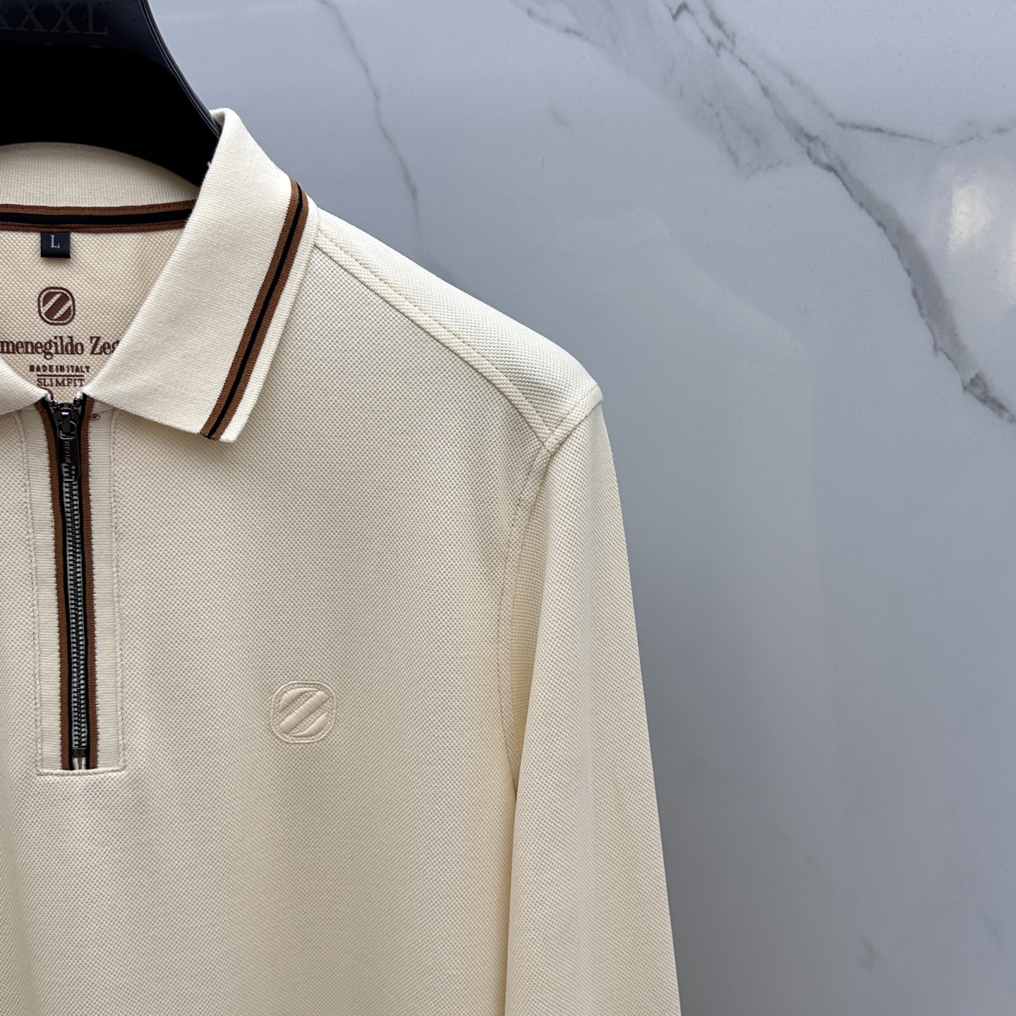 🆕ZEGNA*杰尼亚 2025秋冬新款男士标识短袖Polo衫，延续经典商务休闲翻领POLO恤.该款Pol