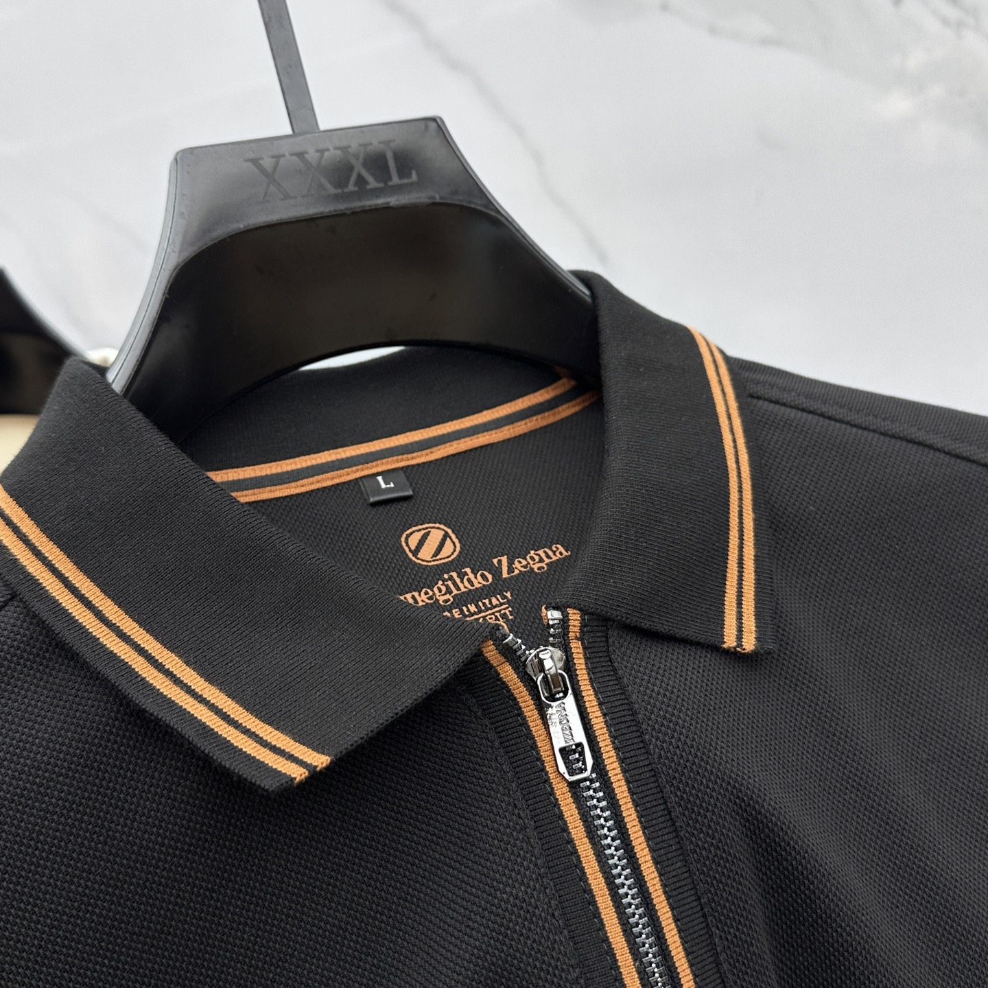 🆕ZEGNA*杰尼亚 2025秋冬新款男士标识短袖Polo衫，延续经典商务休闲翻领POLO恤.该款Pol