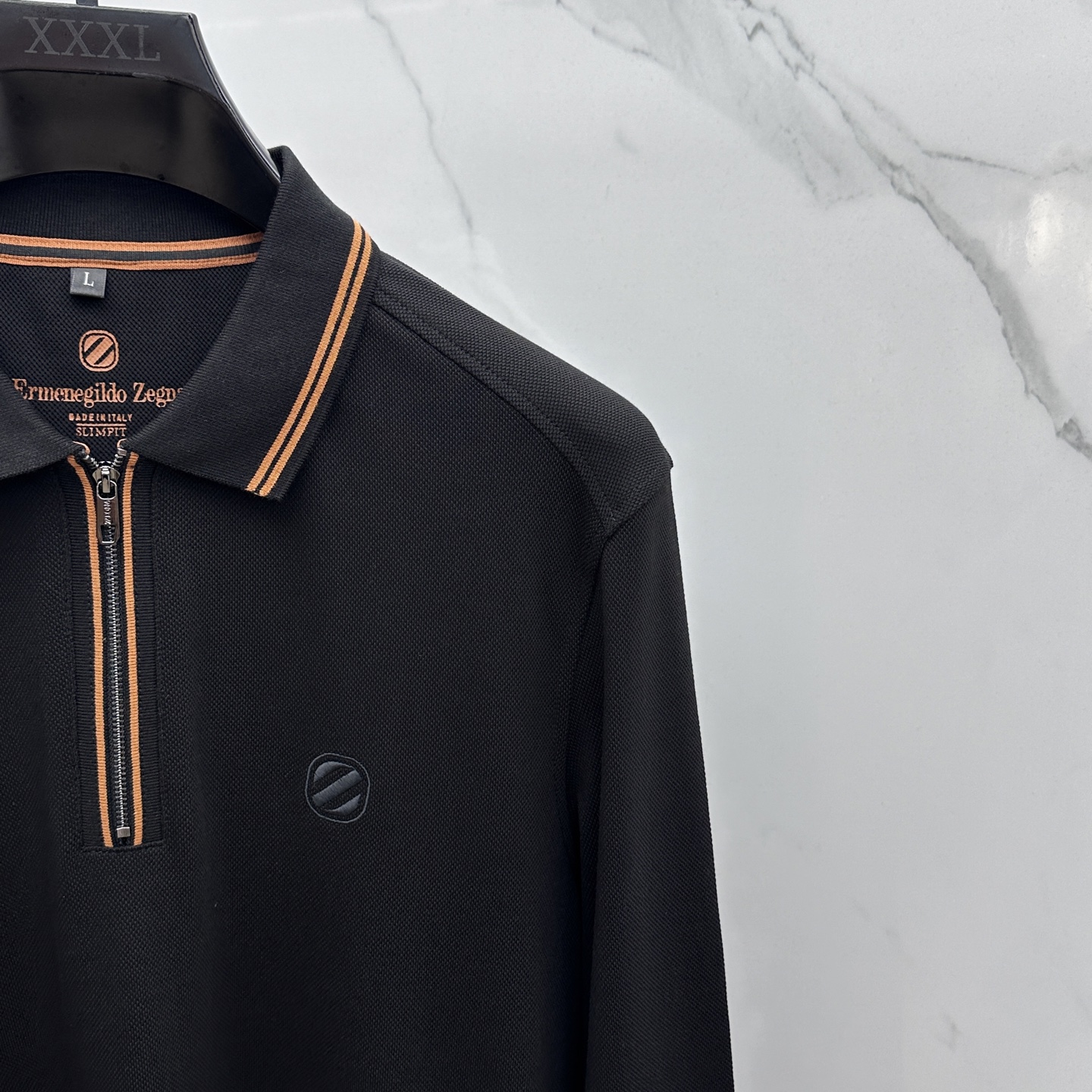 🆕ZEGNA*杰尼亚 2025秋冬新款男士标识短袖Polo衫，延续经典商务休闲翻领POLO恤.该款Pol