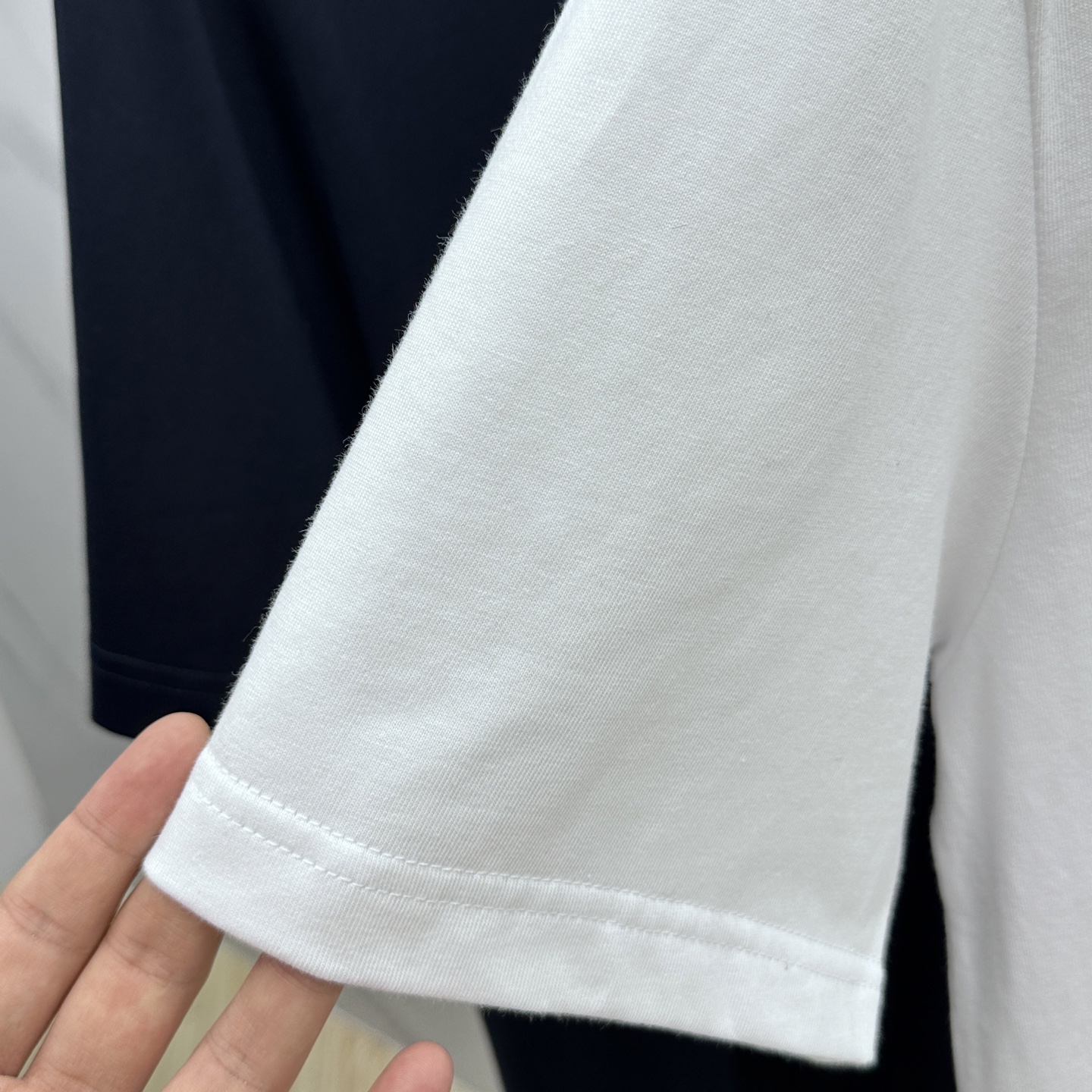  🆕Dior*迪奥 2025新款 联名Hlton白色短袖T恤，2025秋季限定款，男女同款，纯棉平纹针织