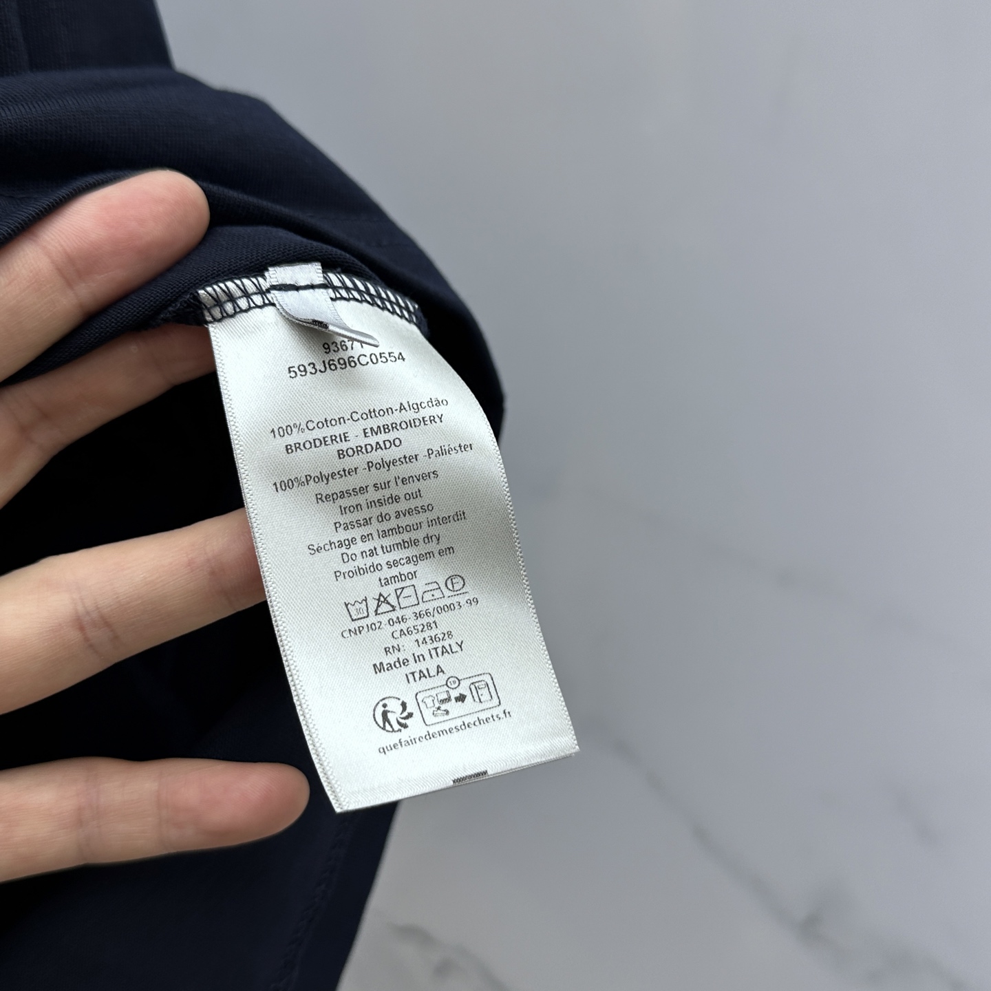  🆕Dior*迪奥 2025新款 联名Hlton白色短袖T恤，2025秋季限定款，男女同款，纯棉平纹针织