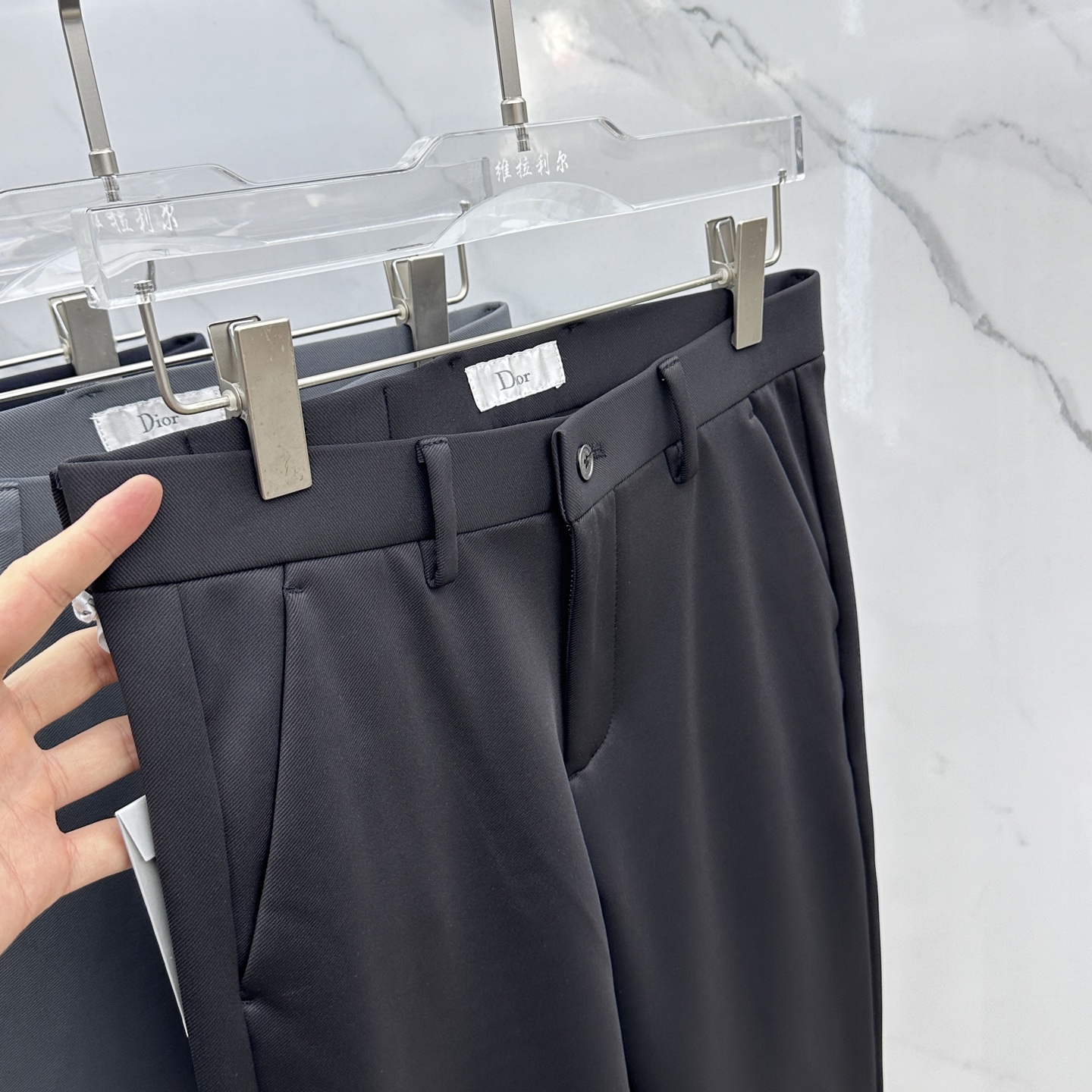 🆕Dior*迪奥 2025早秋新品休闲裤西裤，官网同步发售，裤身工艺设计，进口客供辅料、面料定制，代工厂