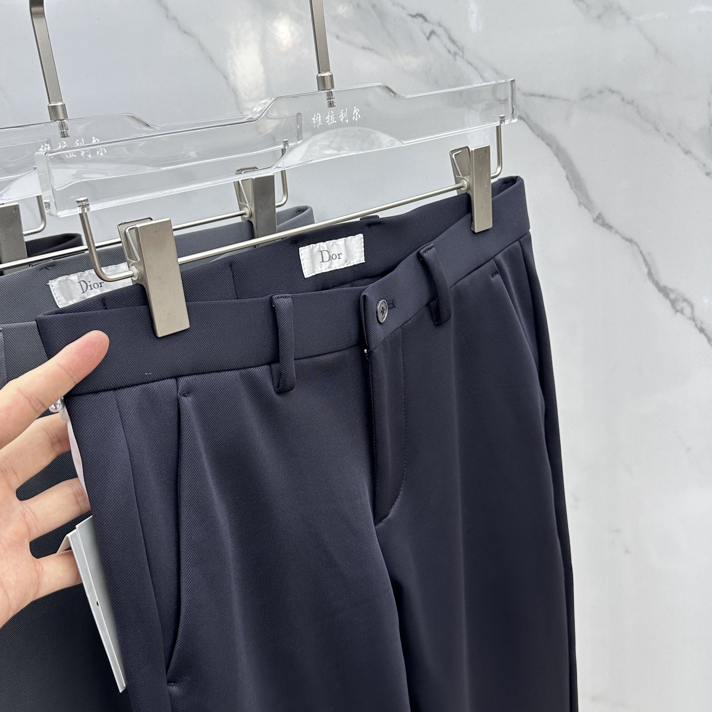 🆕Dior*迪奥 2025早秋新品休闲裤西裤，官网同步发售，裤身工艺设计，进口客供辅料、面料定制，代工厂