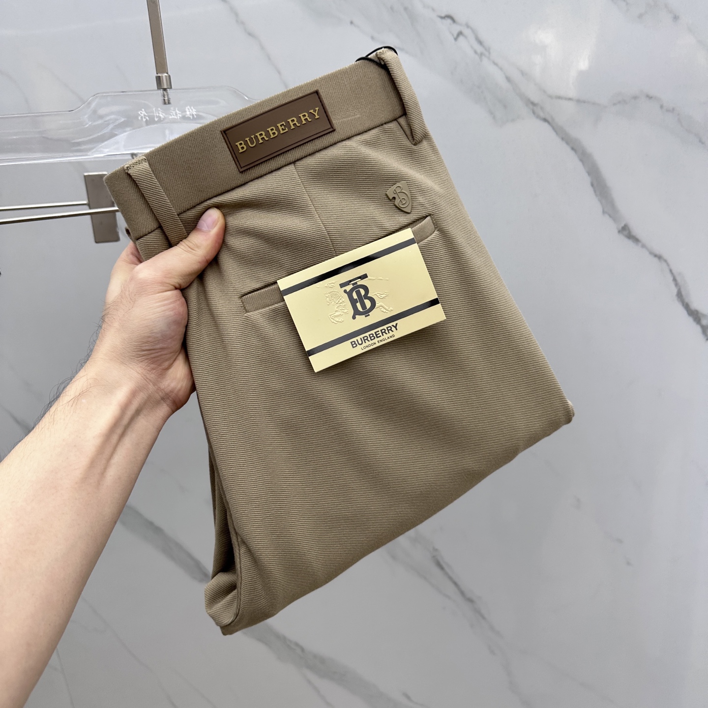 🆕Burberry*巴宝莉 2025早秋新品休闲裤西裤，官网同步发售，裤身工艺设计，进口客供辅料、面料定