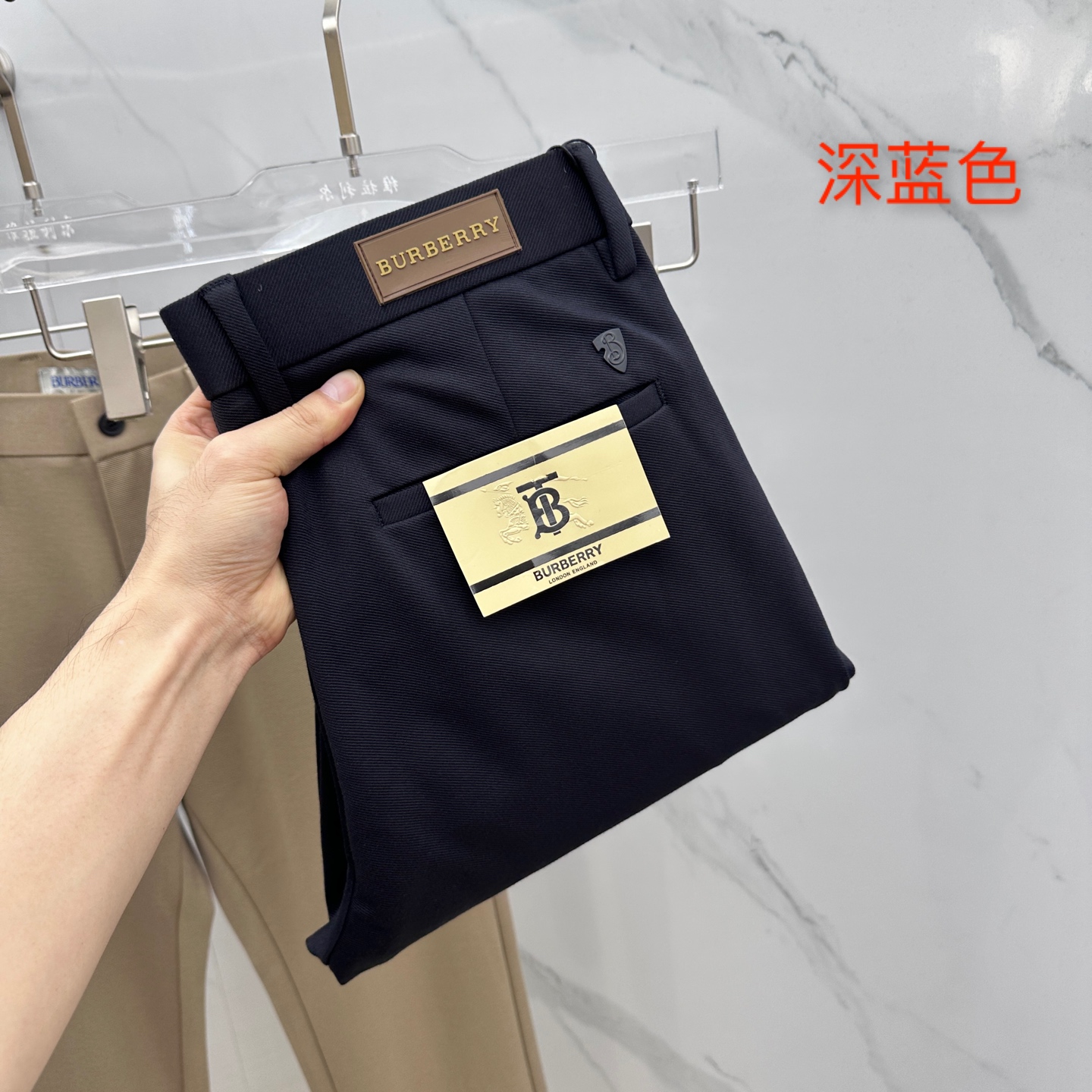 🆕Burberry*巴宝莉 2025早秋新品休闲裤西裤，官网同步发售，裤身工艺设计，进口客供辅料、面料定