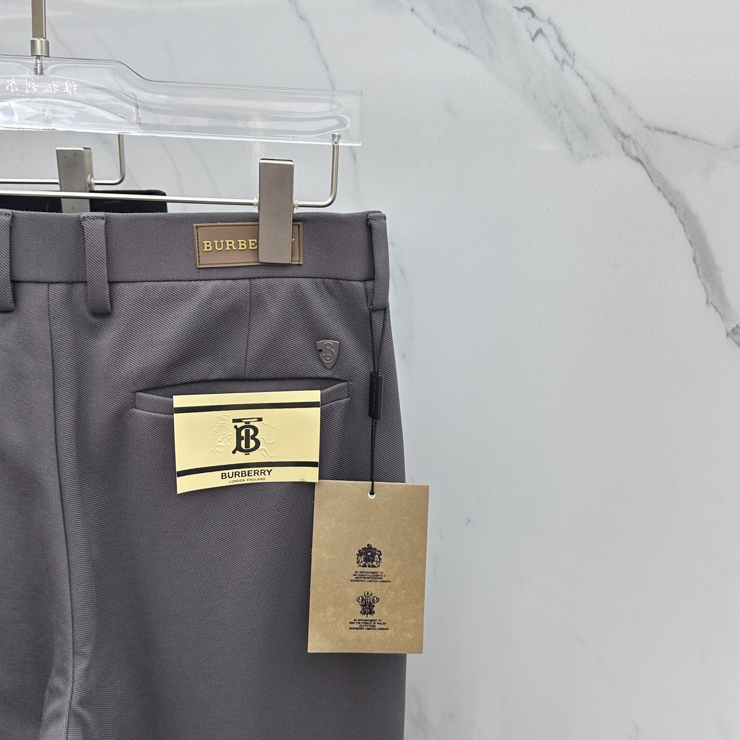 🆕Burberry*巴宝莉 2025早秋新品休闲裤西裤，官网同步发售，裤身工艺设计，进口客供辅料、面料定