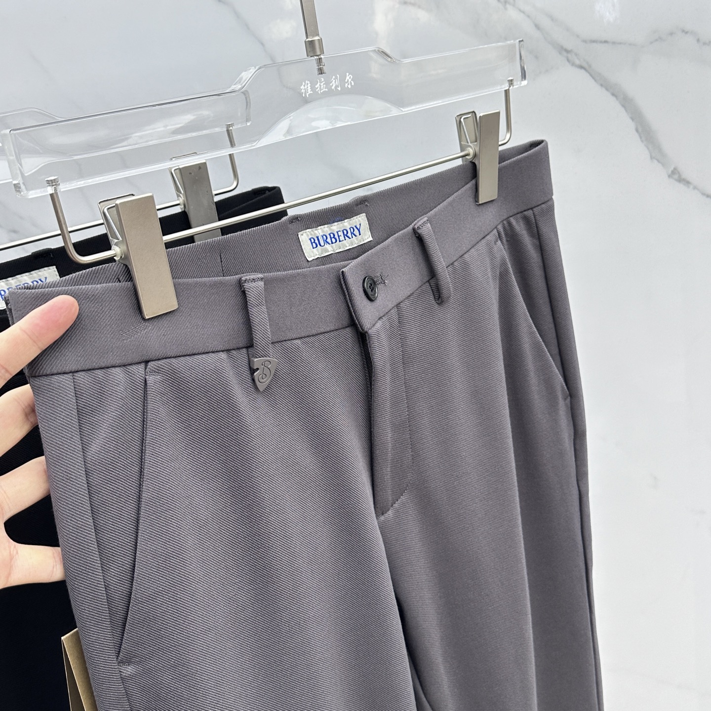 🆕Burberry*巴宝莉 2025早秋新品休闲裤西裤，官网同步发售，裤身工艺设计，进口客供辅料、面料定