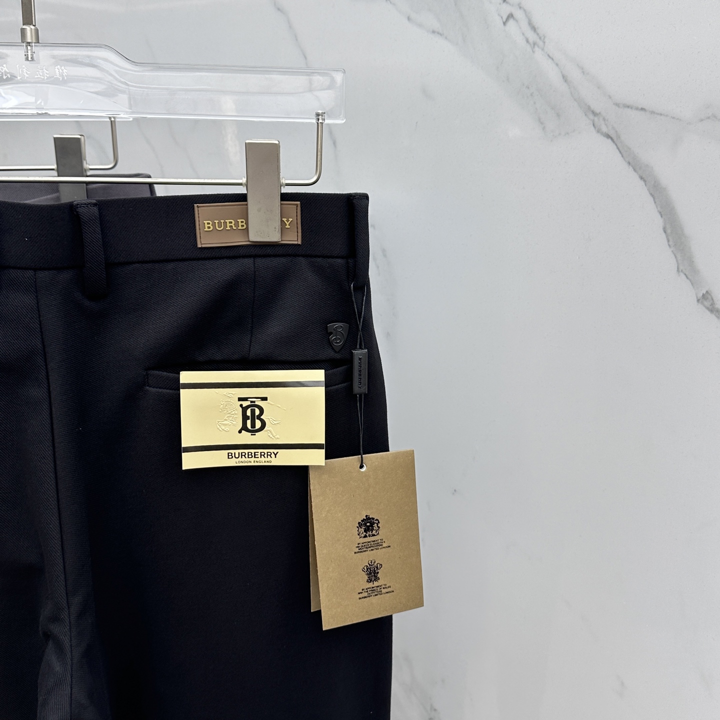 🆕Burberry*巴宝莉 2025早秋新品休闲裤西裤，官网同步发售，裤身工艺设计，进口客供辅料、面料定