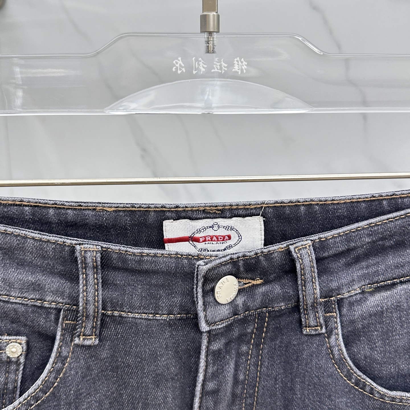 🆕Prad*普拉达 🔥高端定制、2025早秋最新款牛仔裤 柜台同步发售 原版定制复刻 客供五金辅料 原单